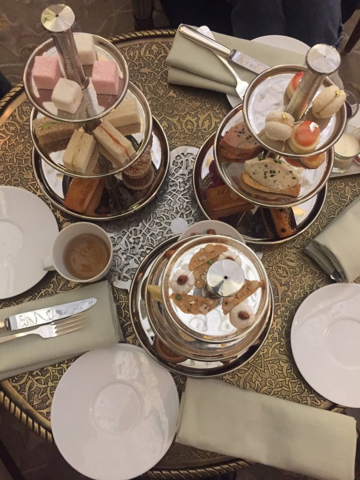  “High Tea at the  Royal Mansour &nbsp;was an incredible experience just to witness the sheer grandeur of the hotel, which is adjacent to the King of Morocco’s palace in Marrakech. The security to even enter the grounds involved a full search of our 