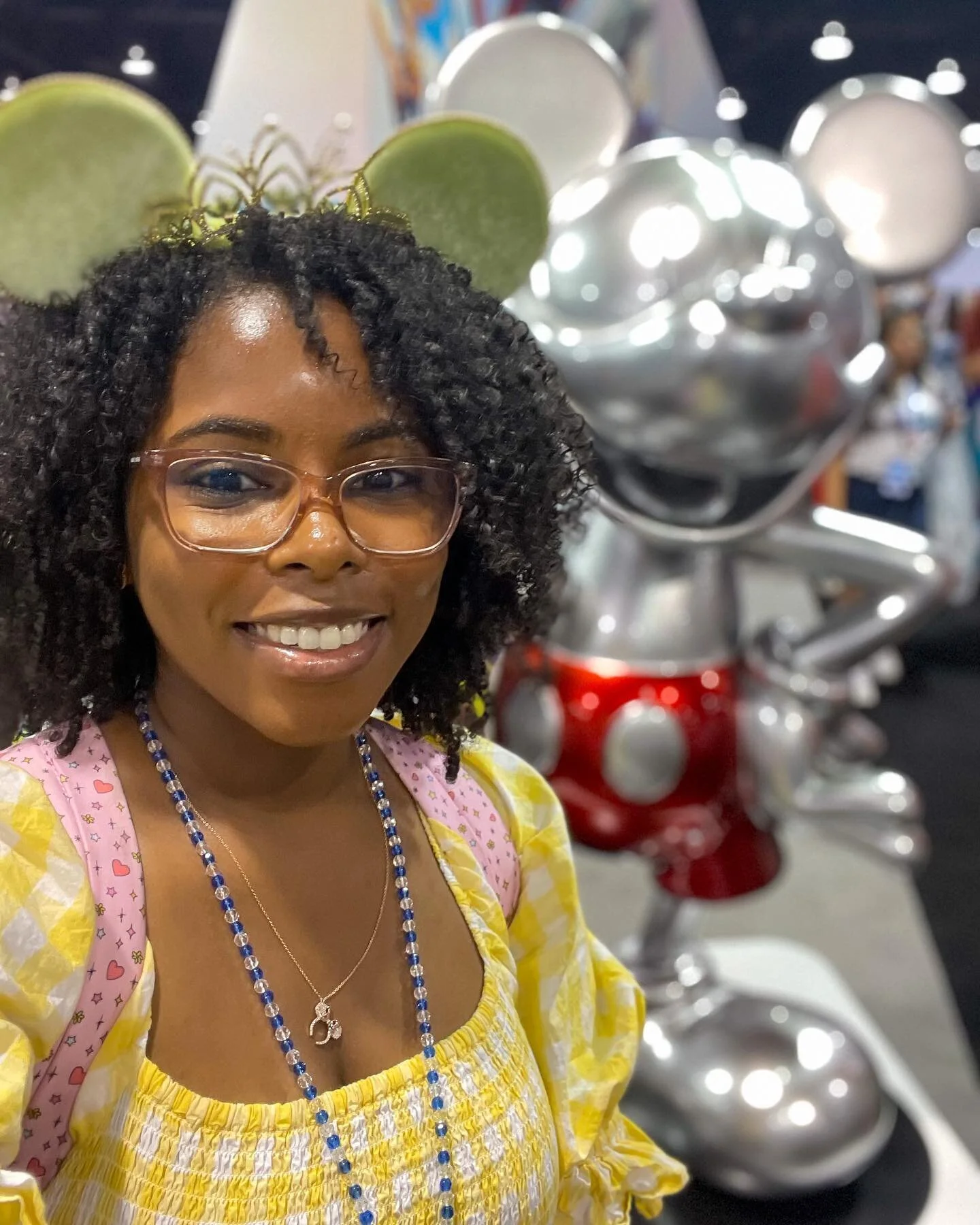 ⭐️ Day Two of @disneyd23 was less stressful for me. With experiencing day one, I had a better handle of what to expect for the day. 

⭐️ I was so ecstatic to get a virtual queue spot for the D23 Expo marketplace. This booth had majority of the mercha