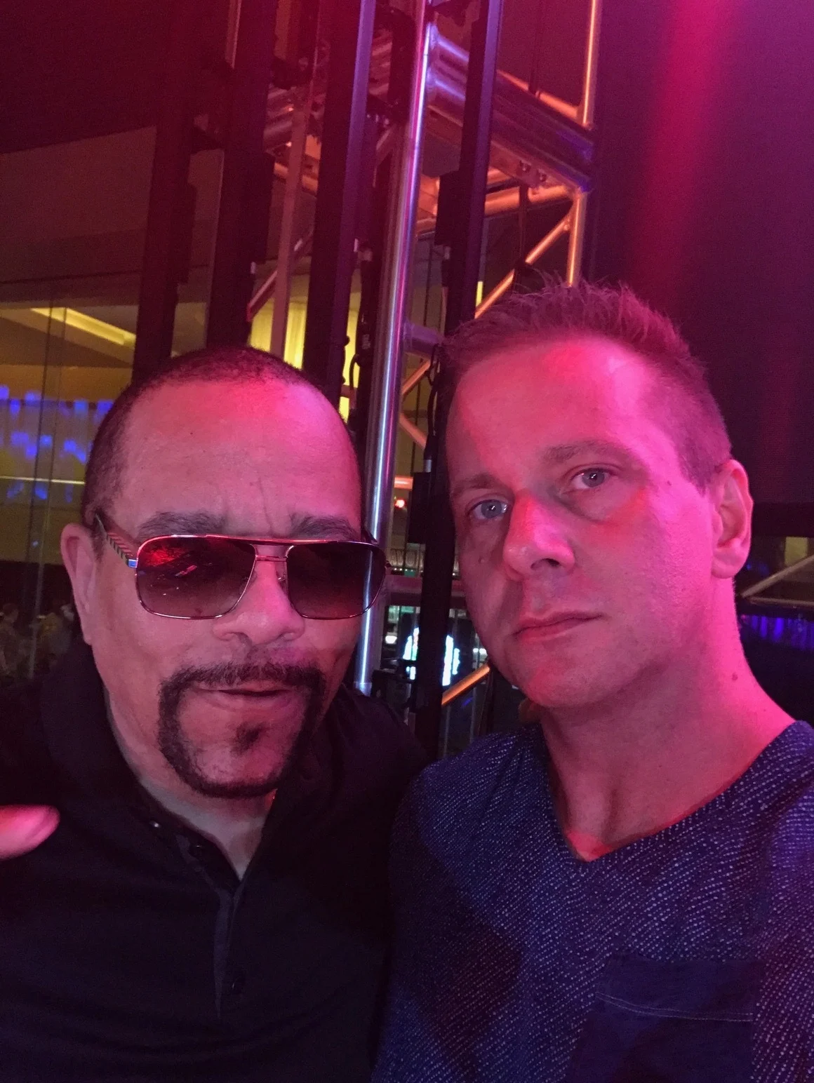 The OG of OGs!!  Ice-T stops by my set at the Pool After Dark in AC