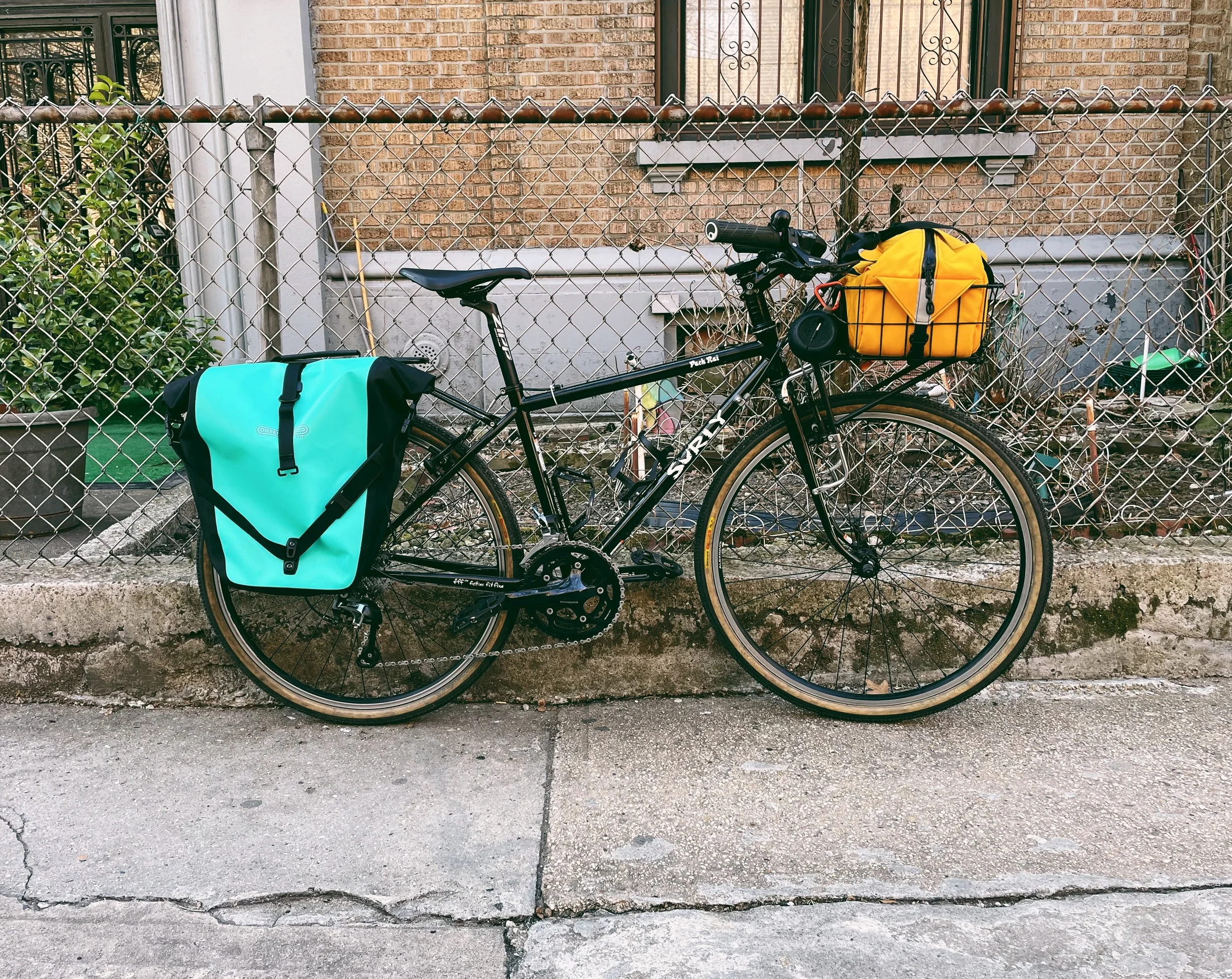 First outing with a pannier!