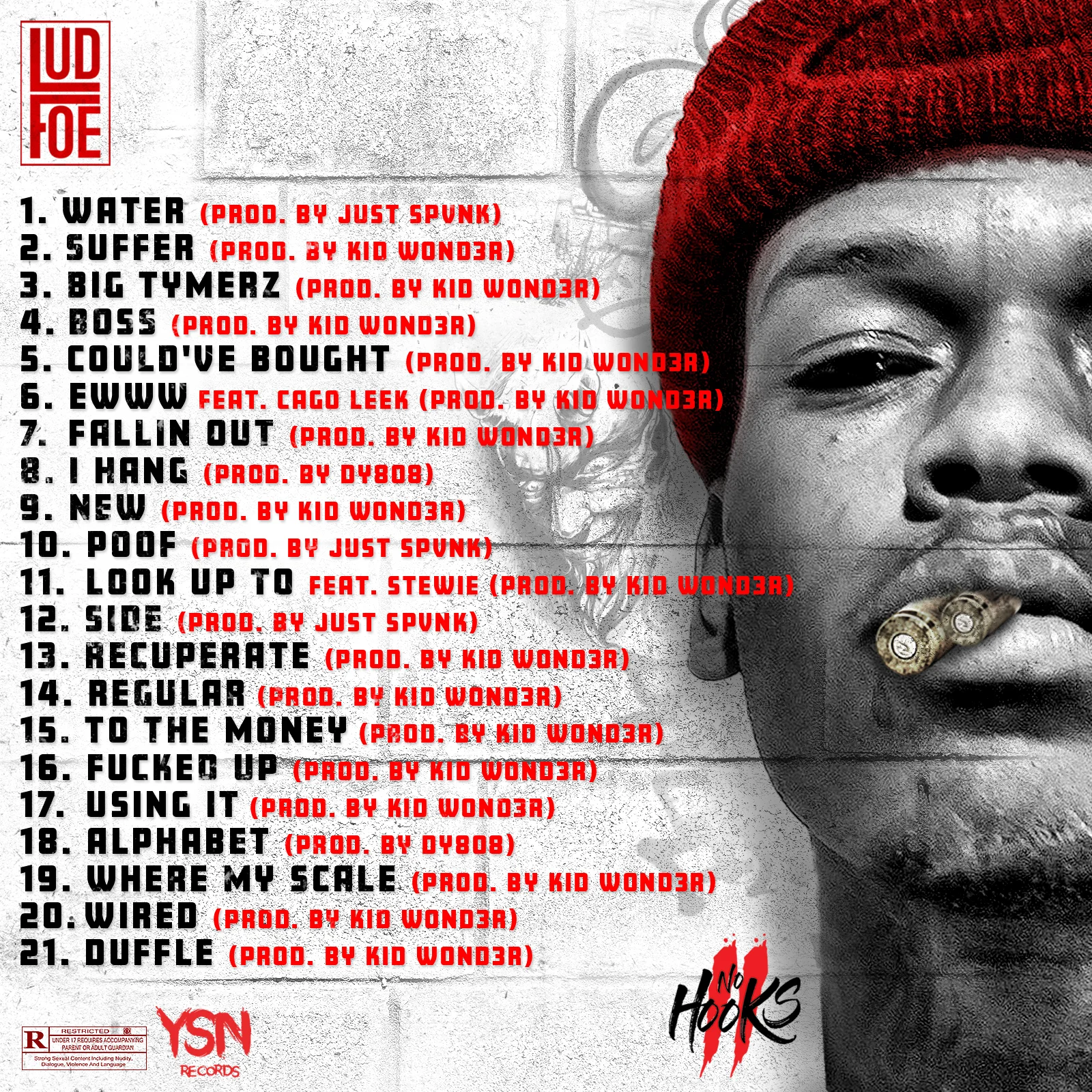 Lud Foe Continues To Carry The Torch As He Drops A Monstrous 'No Hooks 2' Project