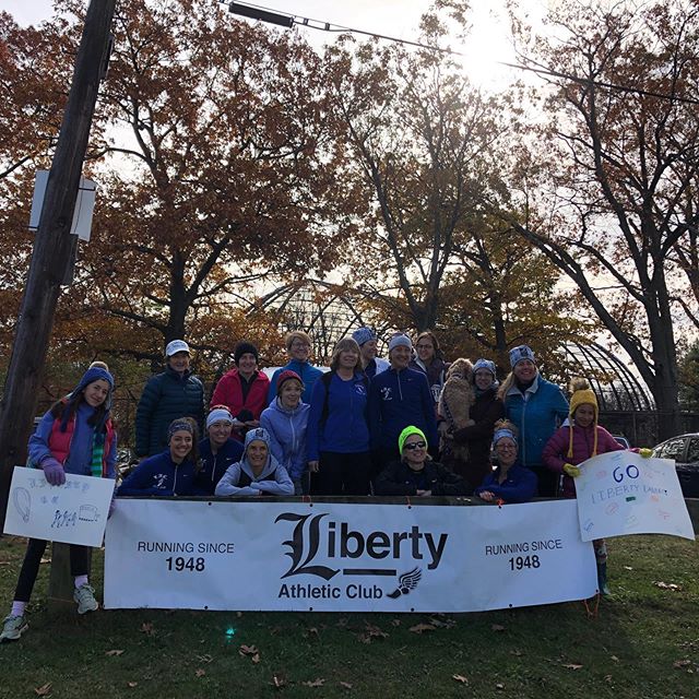 Liberty at the USATF -NE cross -country.  Such a great showing for the Liberty Family