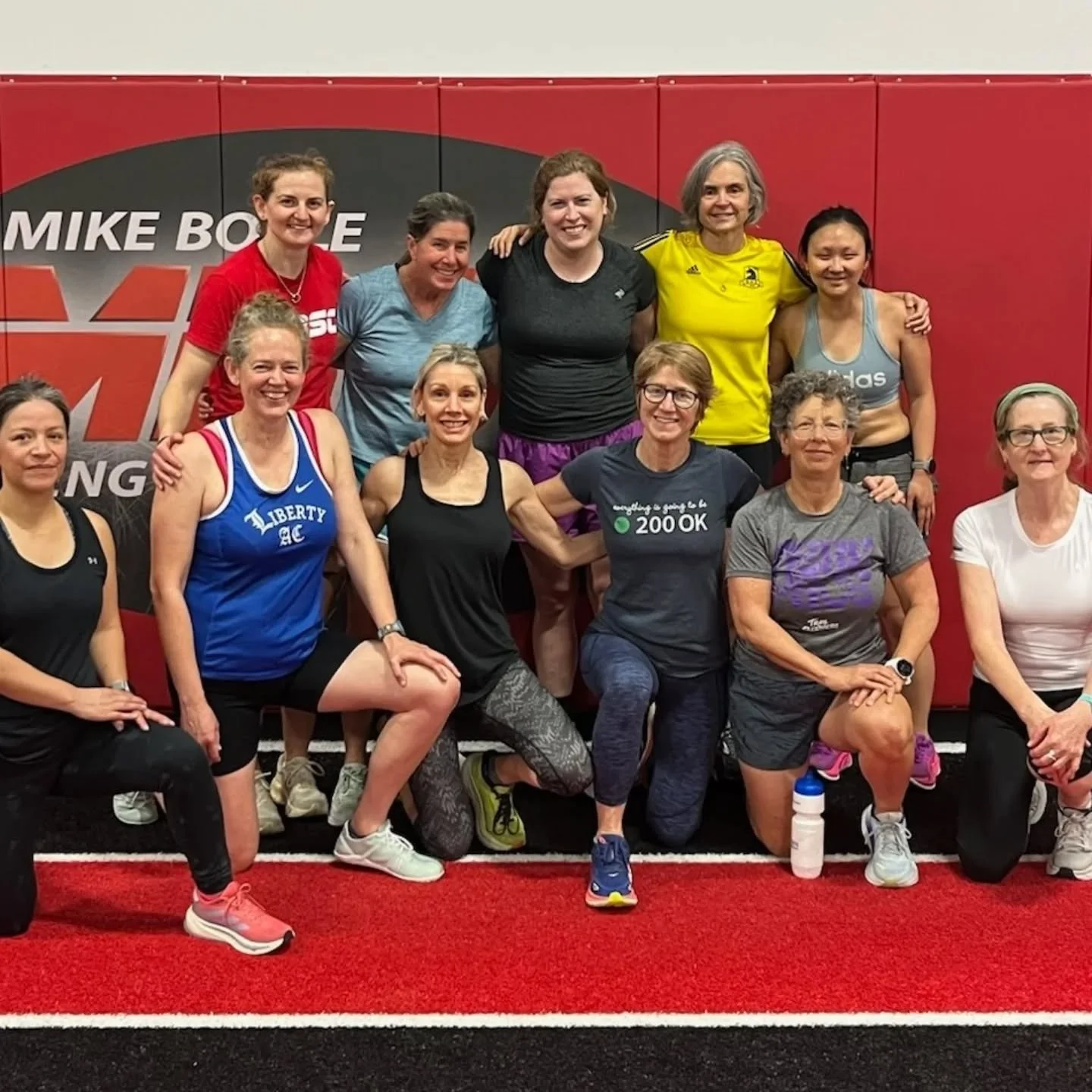 Thank you to @mbscofficial for hosting us and to @jess_tollman for leading a fantastic session on foam rolling, dynamic warmups and strength training for runners.