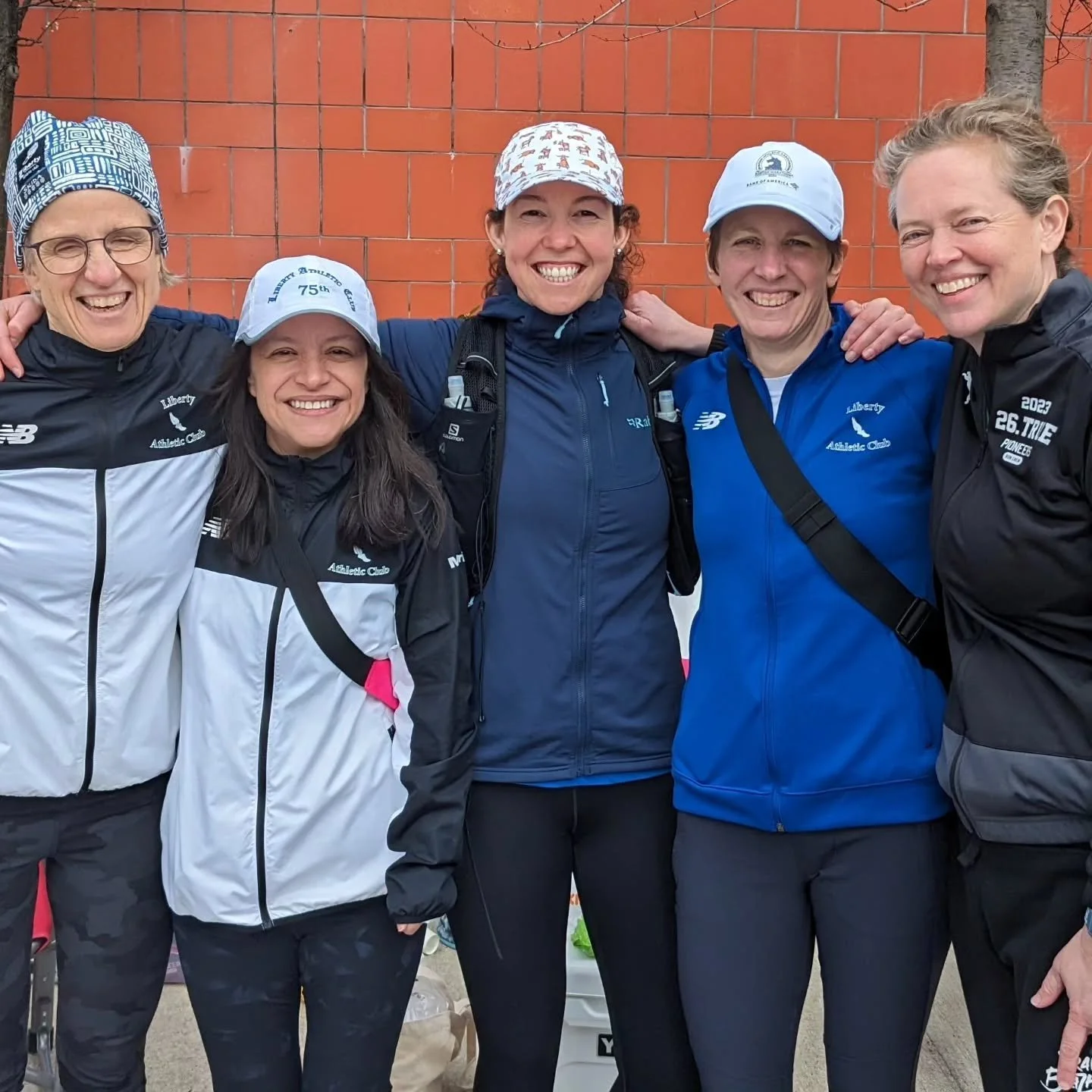 We had a fantastic day with our new friends from @261fearlessclubnewengland and @cambridgerunning cheering on the runners in this year's @26.truemarathon, the ONLY marathon that goes through the neighborhoods of Boston!