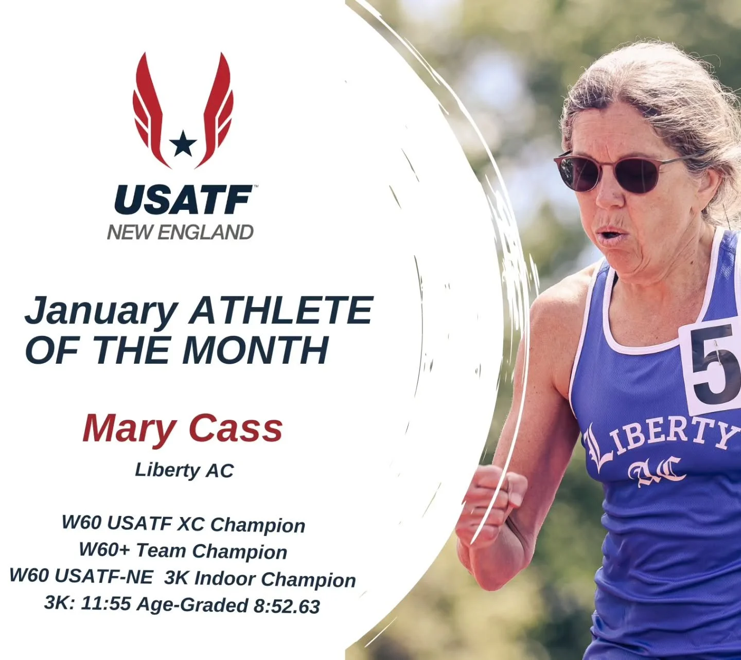 Congratulations to.our amazing teammate Mary Cass, @usatfne athlete of the month!