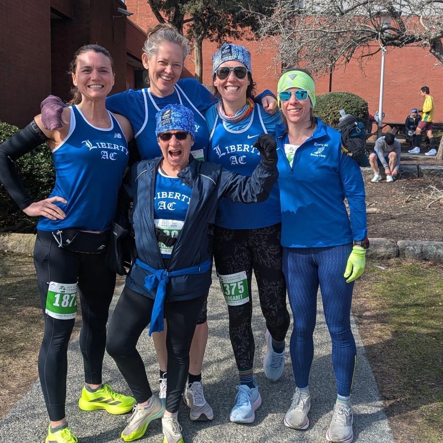 An absolutely beautiful day (for once!) for the New Bedford Half Marathon this weekend.