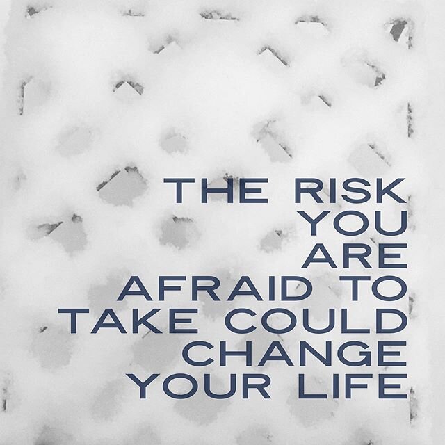 What are you waiting for? What are we all waiting for?  Where does fear hold us back? From doing that thing, living that dream, taking the risk?  I have witnessed the beautiful growth of many who took the risk! Eventually even the safe life becomes m