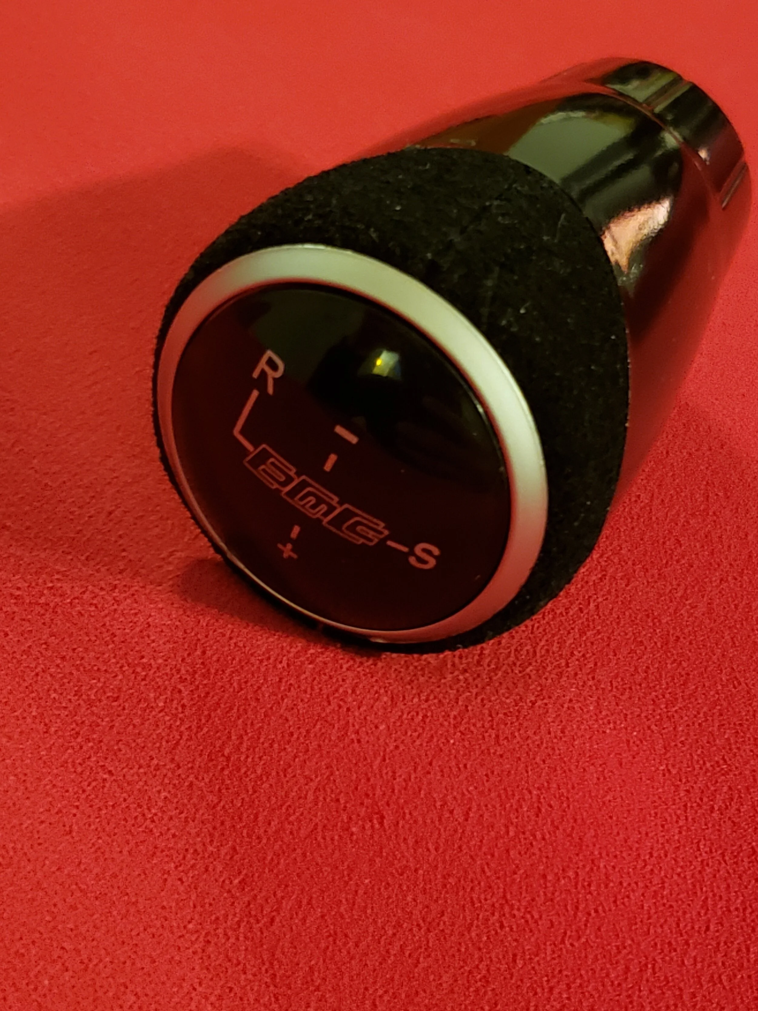 E46 M3 SMG SHIFT KNOB TRI STITCH 