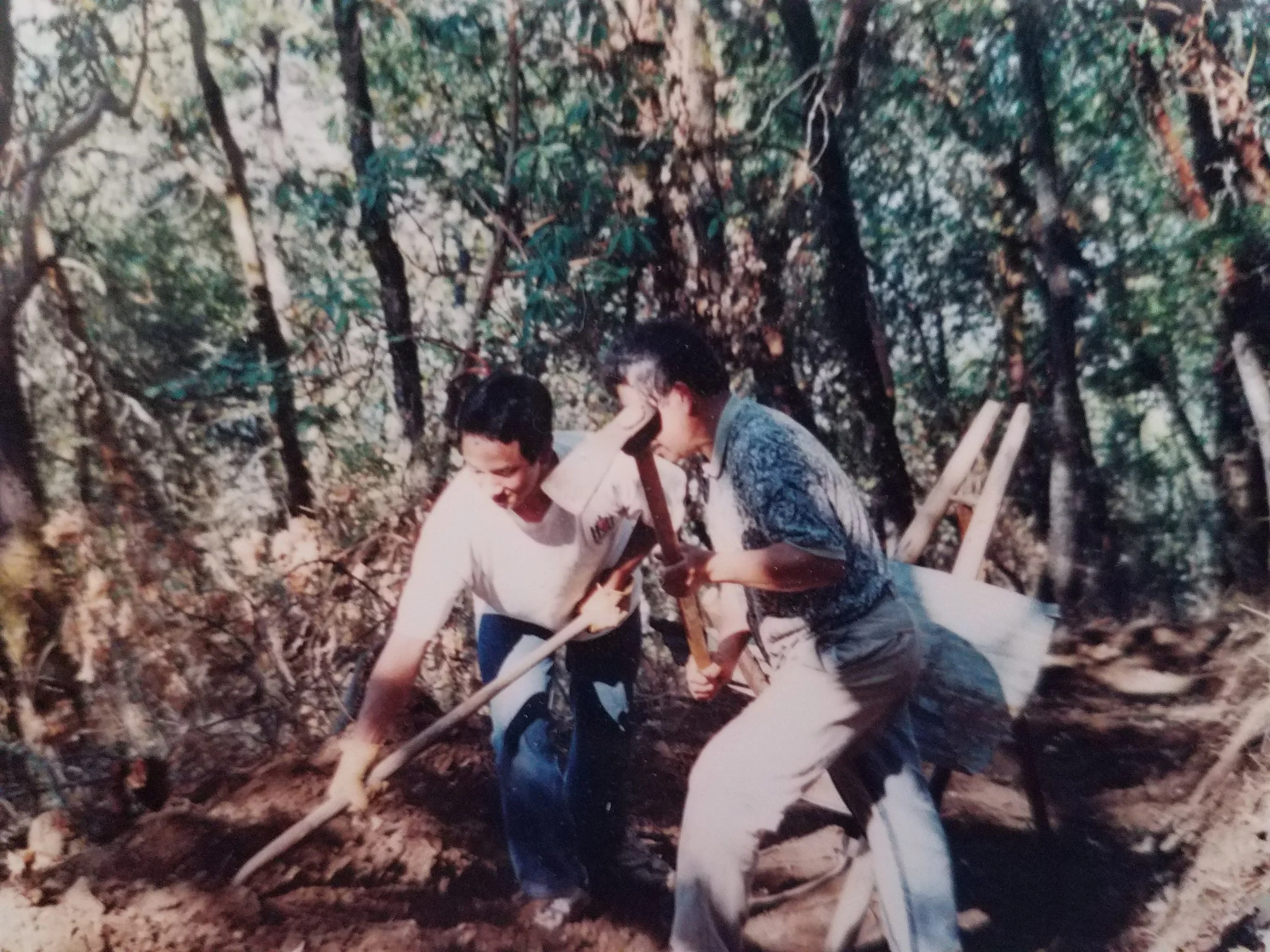 Punishments included hard labor. But my dad would do it alongside me.