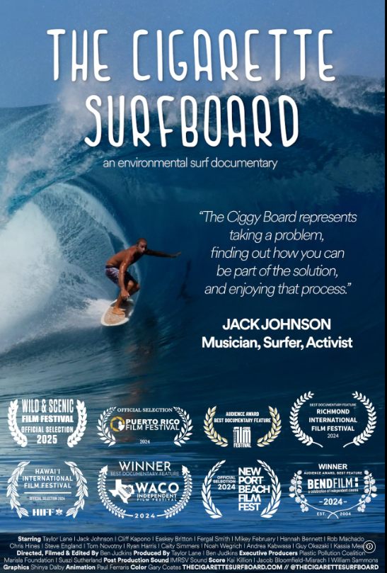 The Cigarette Surfboard