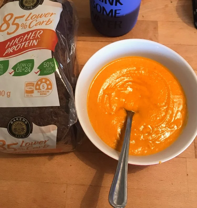 Spicy Carrot & Coconut soup