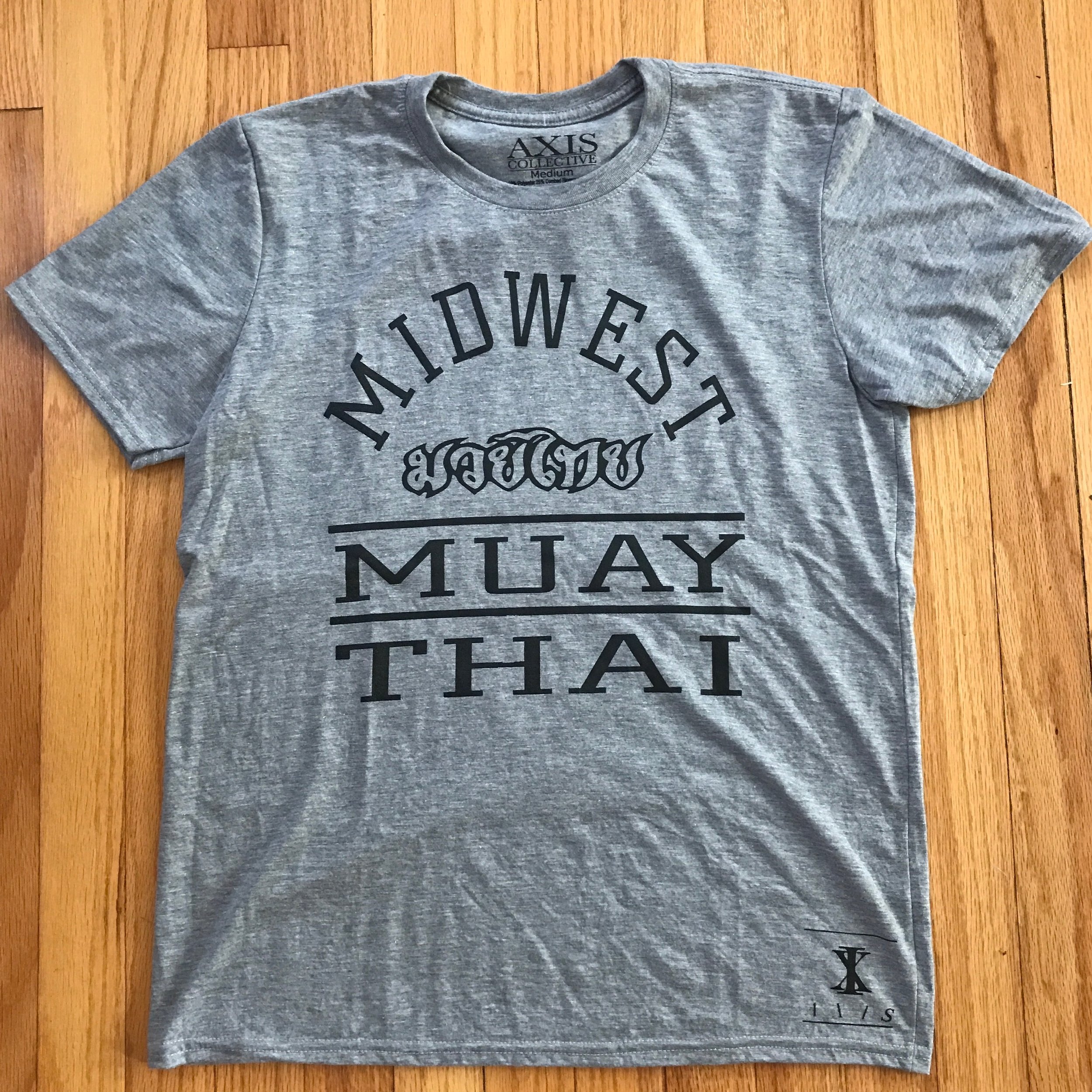 Light Gray/Black Tri-Blend Tee