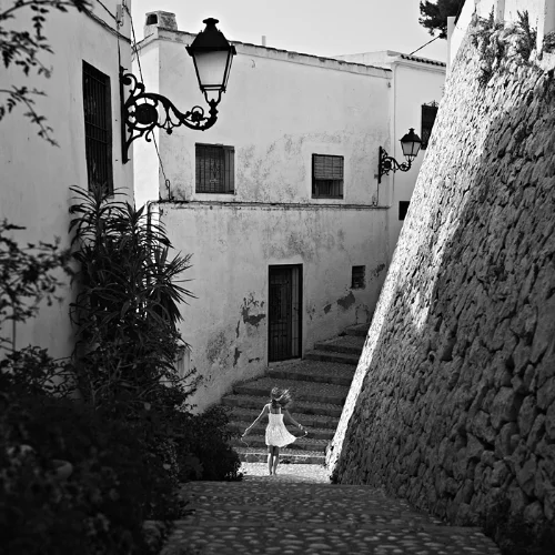 Girl in the light