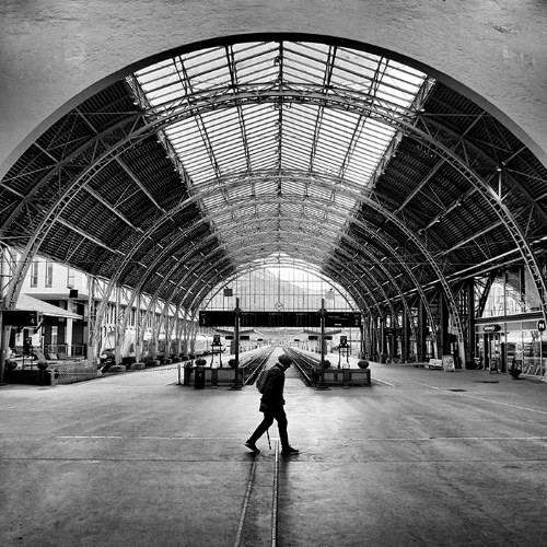 Lonely traveller