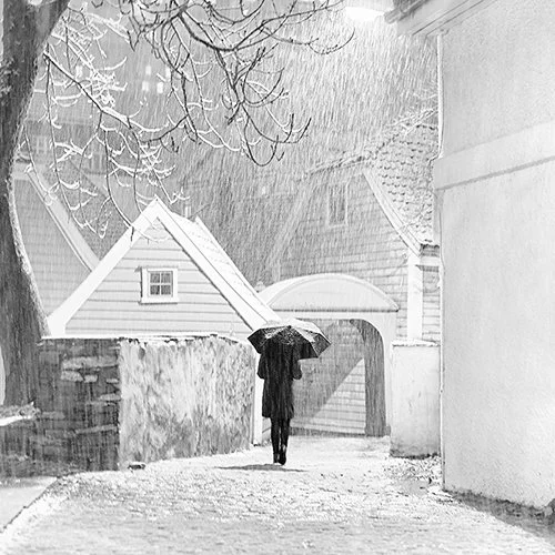 Sudden snowfall