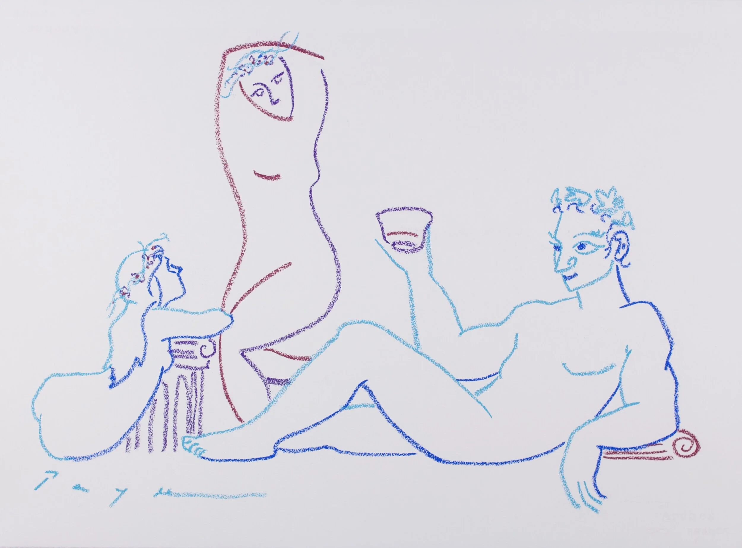 Bacchus revelling in Mt Cithaeron
