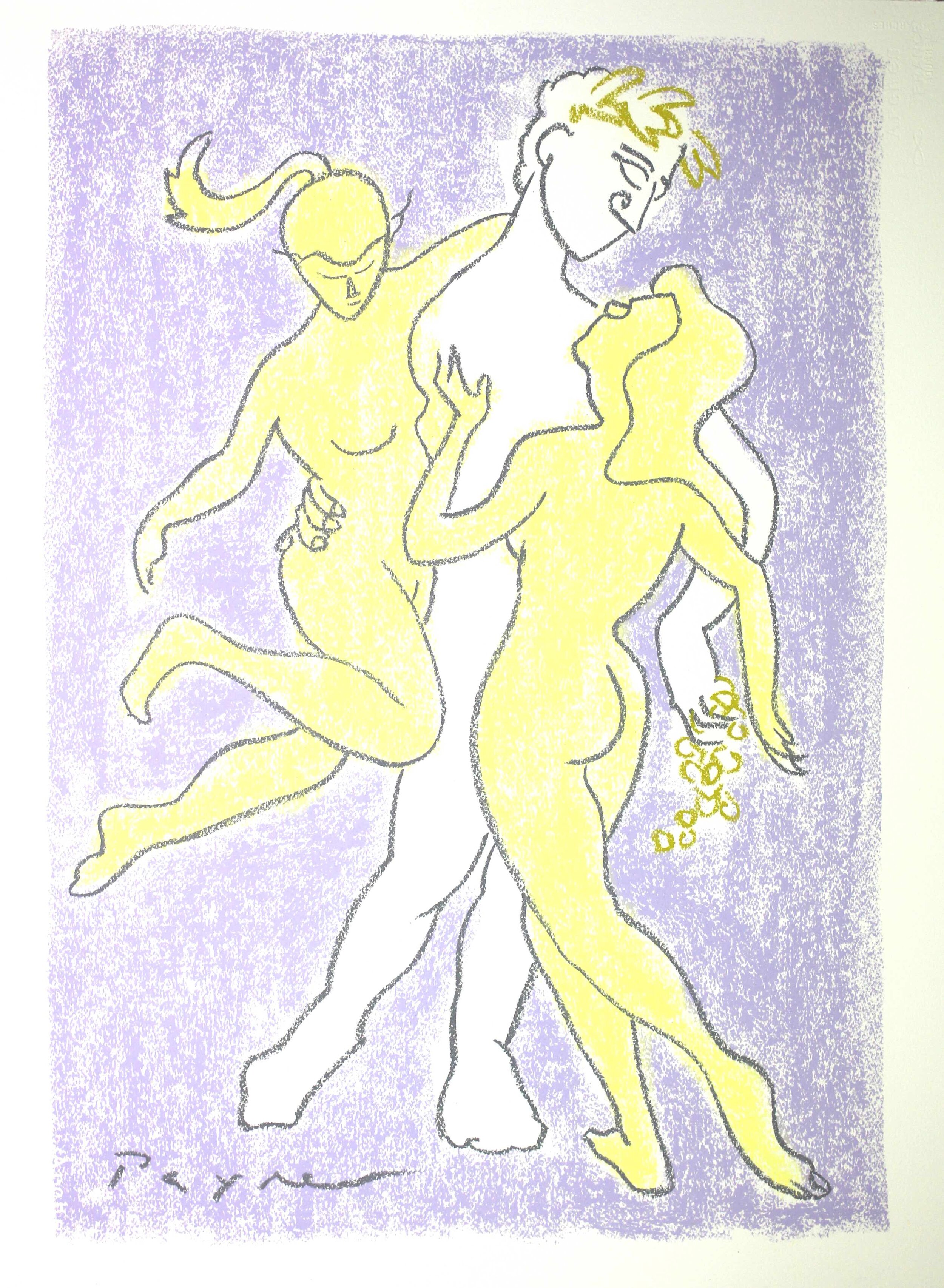 Dionysus and two nymphs #03