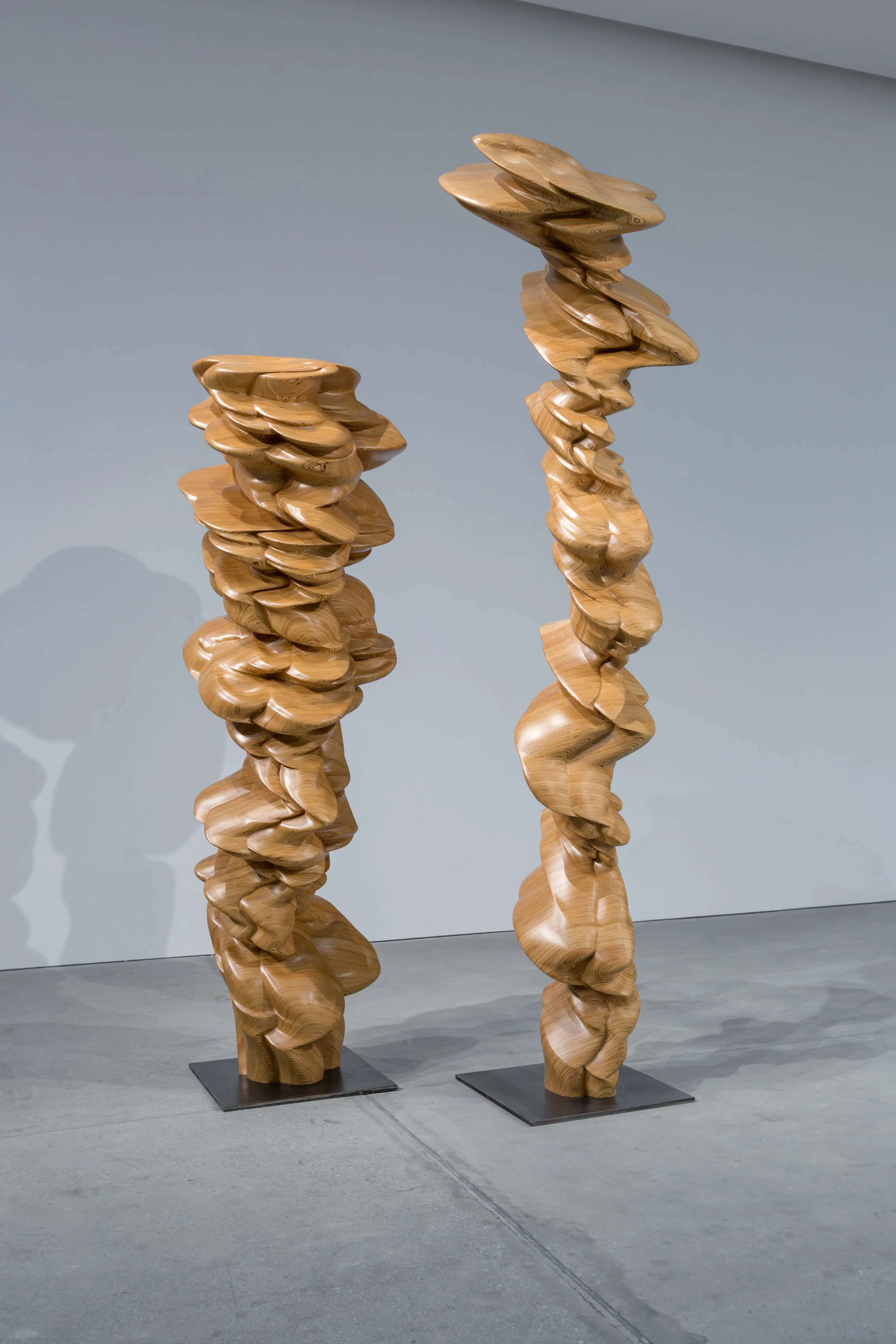 Installation views of Tony Cragg's solo show at Leila Heller Gallery, Dubai, March 2017. Courtesy of Leila Heller Gallery.