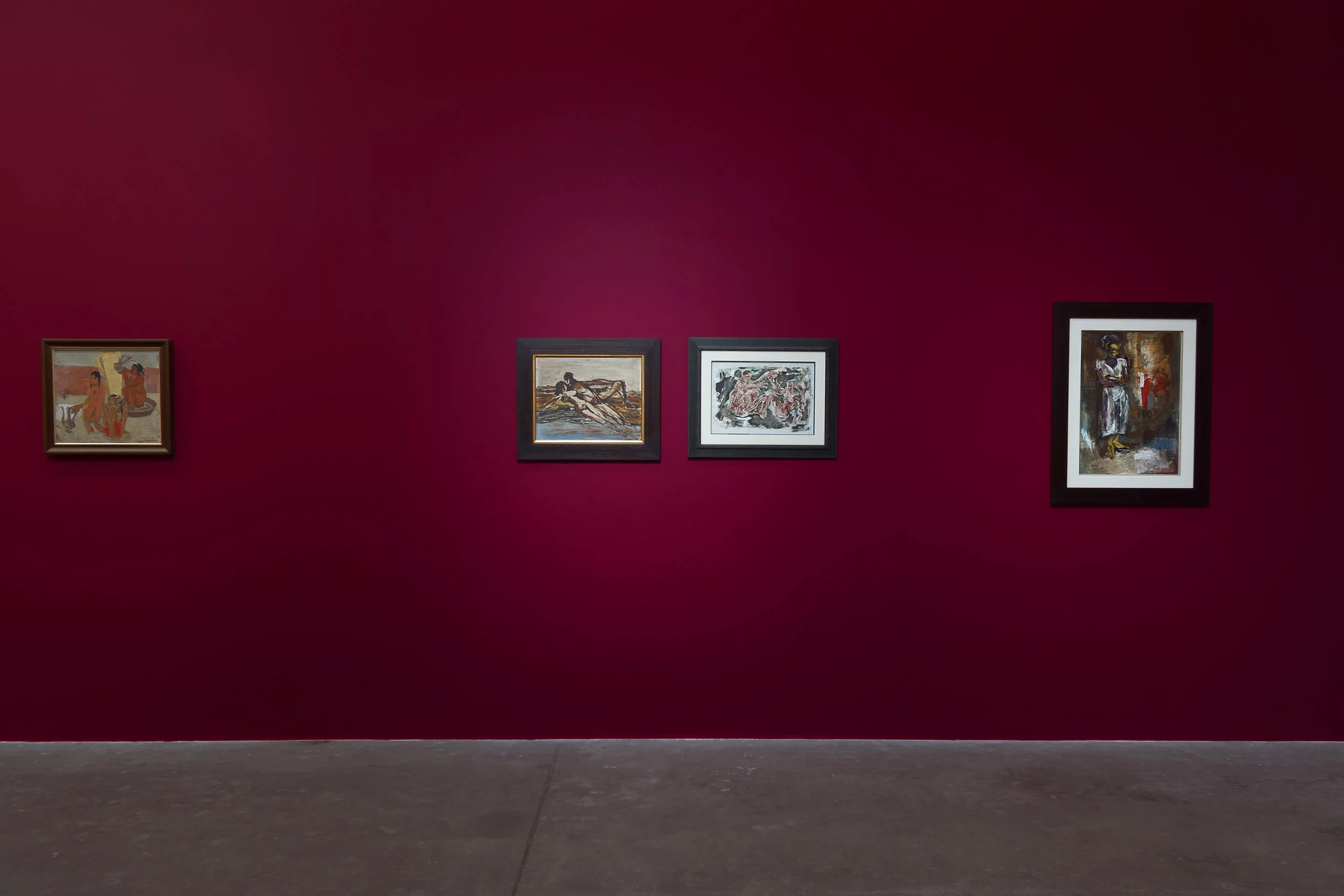 Installation view. Modernist Women of Egypt at Green Art Gallery, May - July 2017. Courtesy of Green Art Gallery