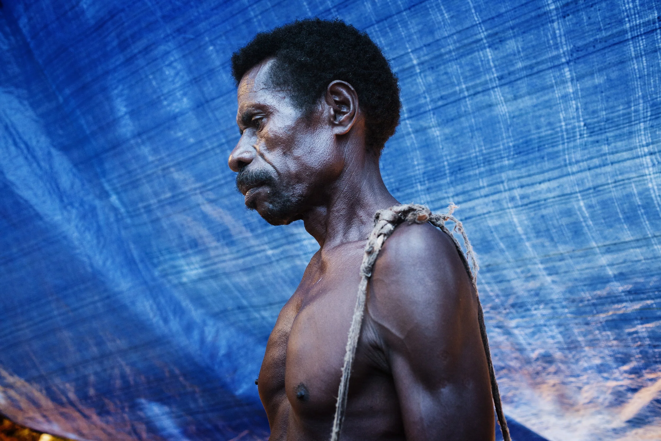 Kostan, a farmer who grows sustainable crops in Sira South Sorong, Papua, Indonesia. Image taken in 2015 by Katarina Premfors. Courtesy GPP