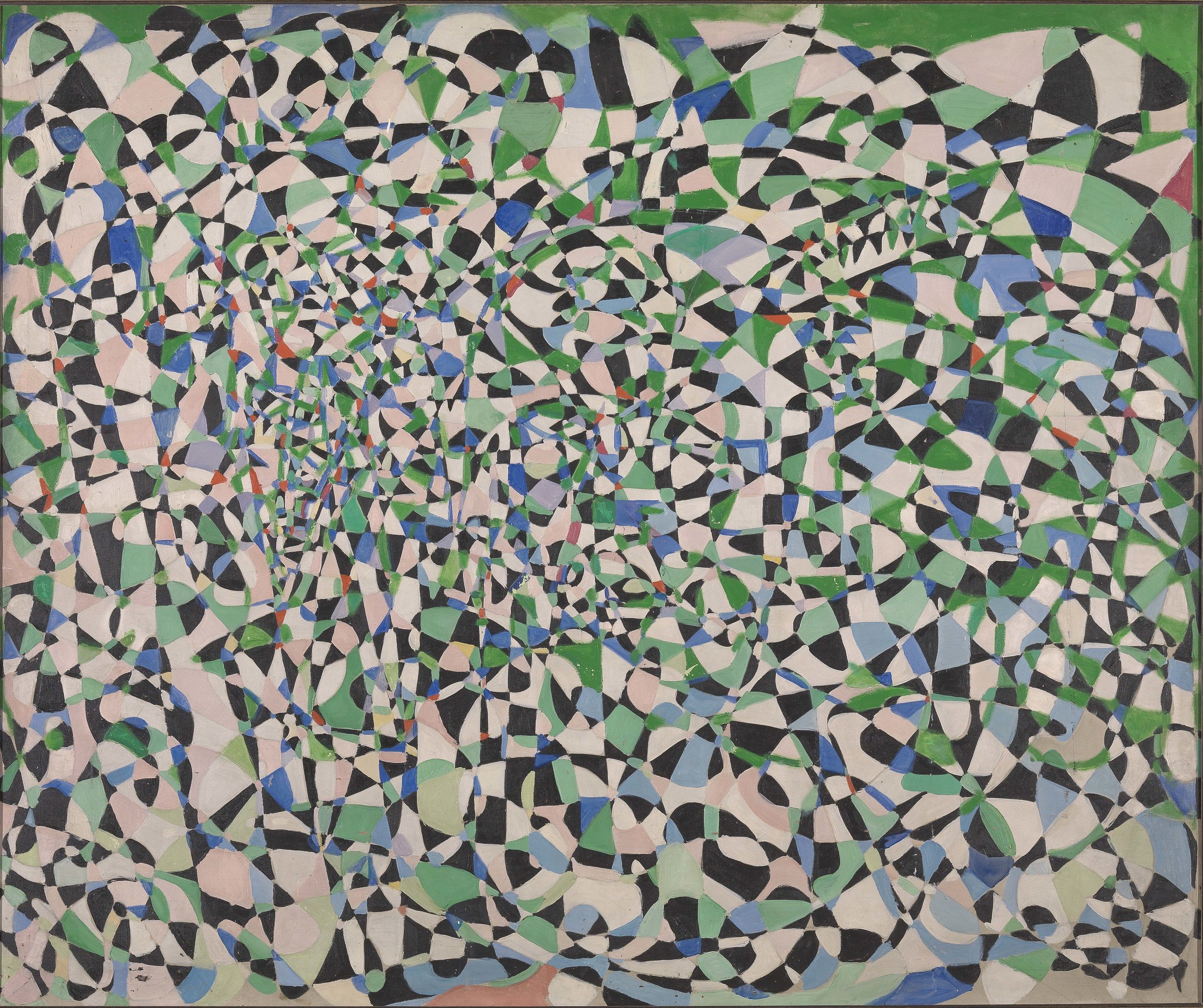 Fahrelnissa Zeid. Untitled, c.1950s, Oil paint on canvas. Courtesy of Prince Raad Zeid Al-Hussein