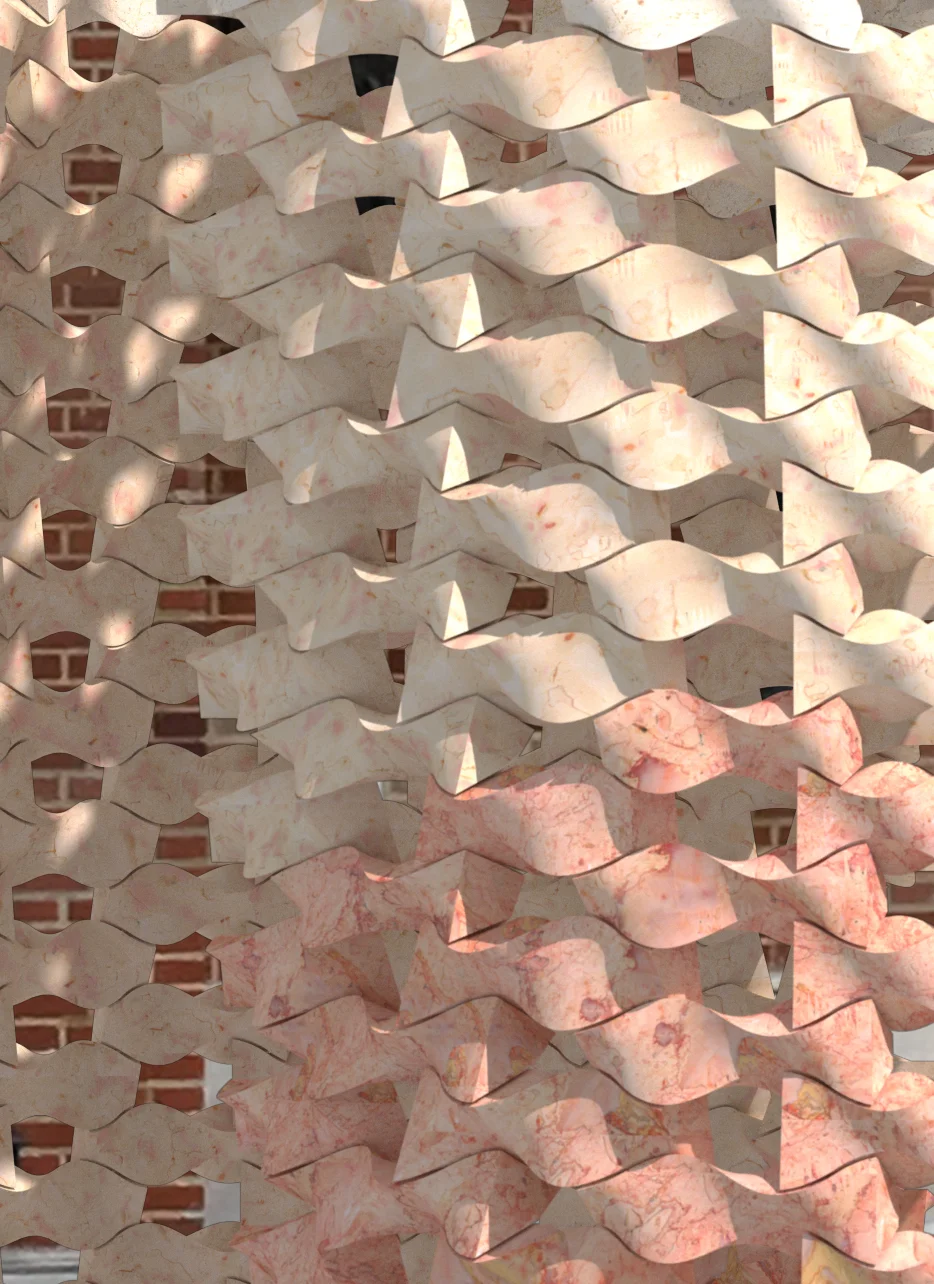 While We Wait (close-up detail) by Elias and Yousef Anastas. Image courtesy of the V&A and the artists.