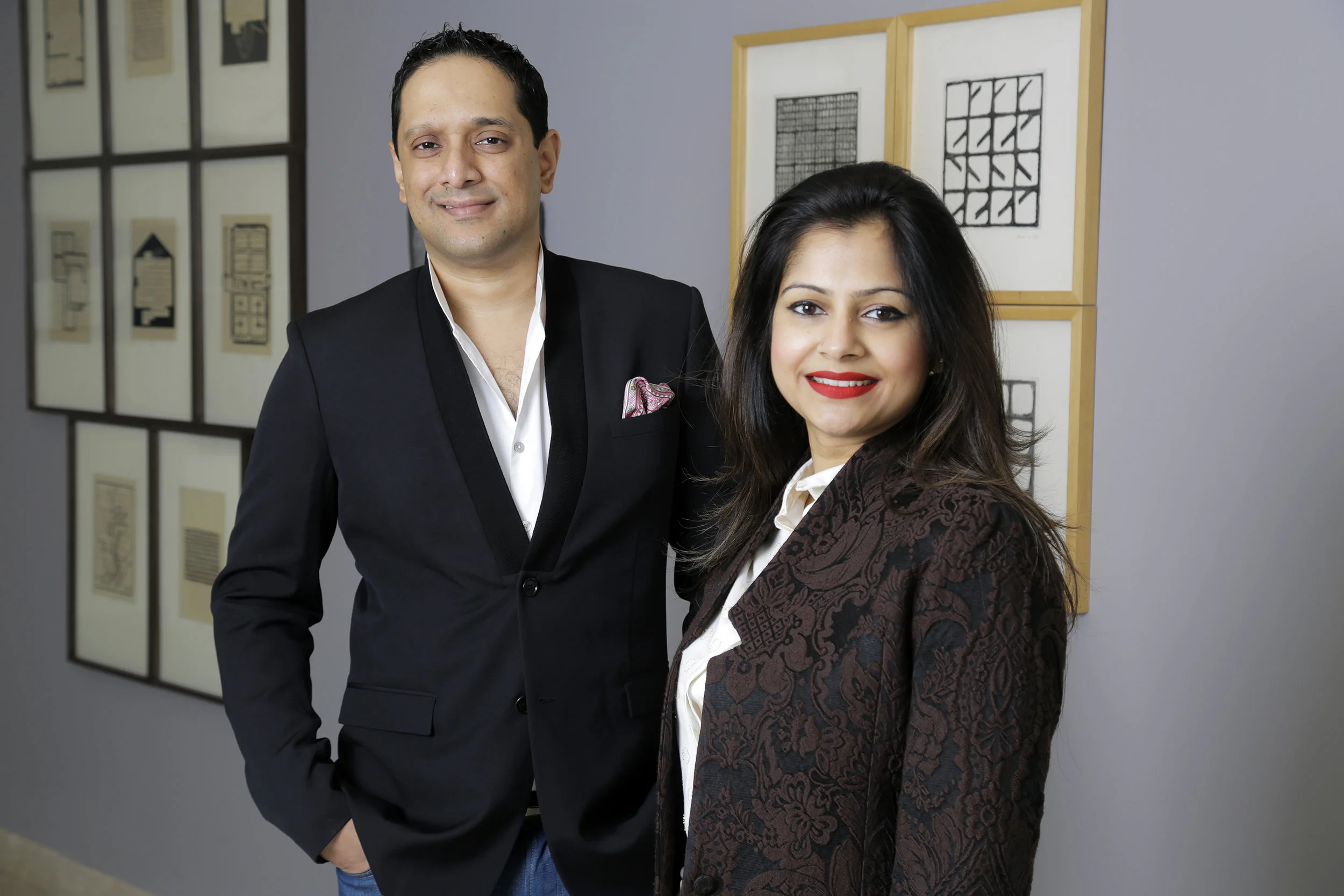 Rajeeb and Nadia Samdani, the recipients of the 2017 Montblanc de la Culture Arts Patronage Award. Courtesy of the Samdanis