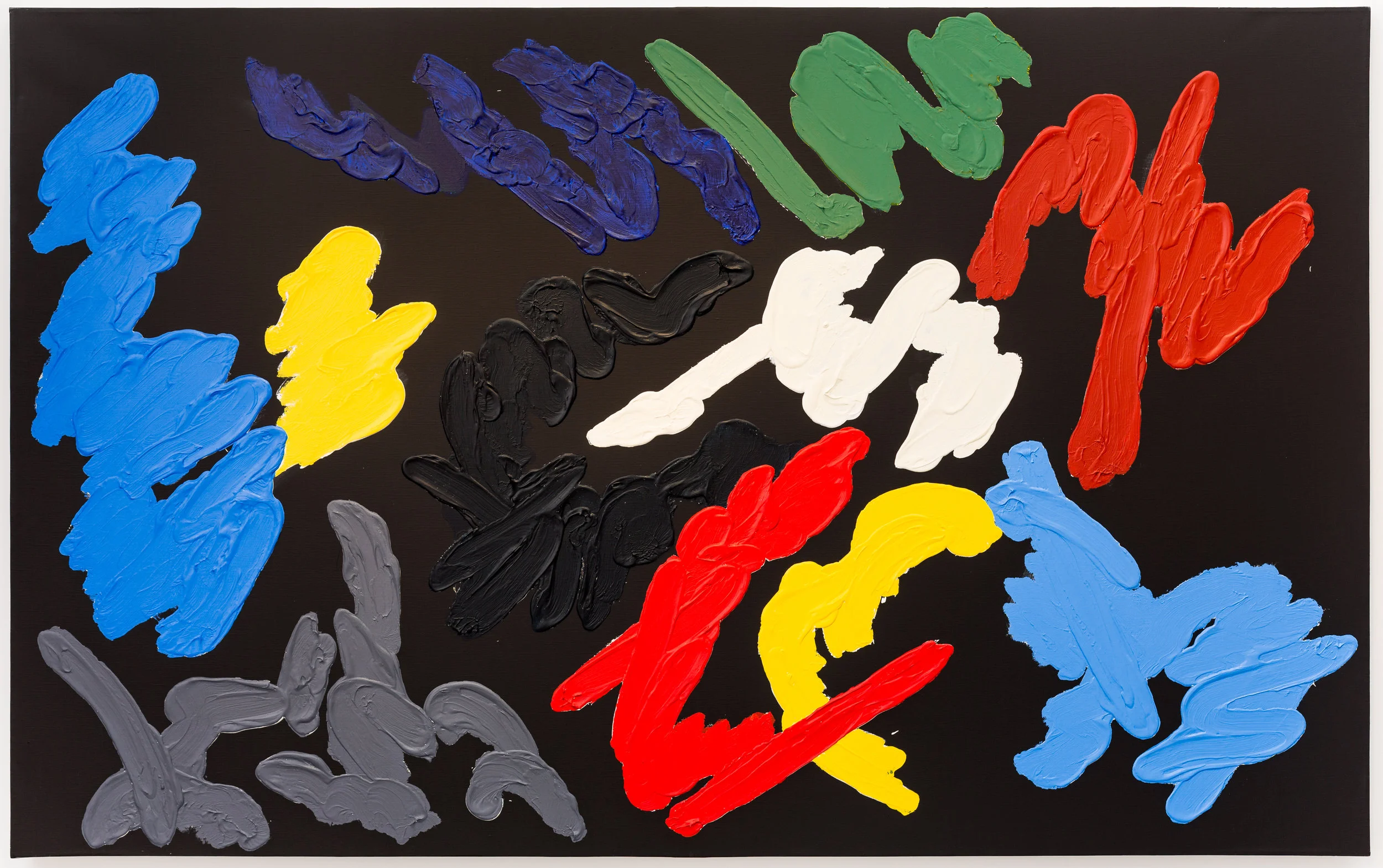 Noir. Acrylic on canvas, 1983. Courtesy of Jean-Paul Najar Foundation (JPNF)