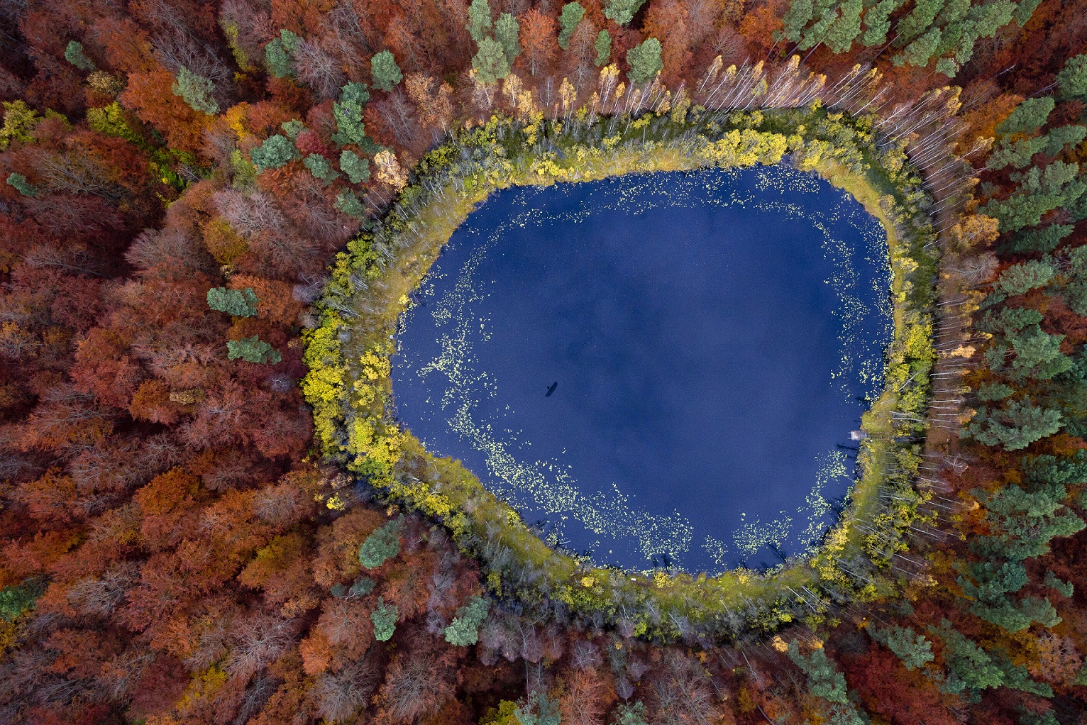 Kacper Kowalski. Cultural Reflections. Taken in Poland and first prize winner in nature, 2012. Courtesy: TCA Abu Dhabi