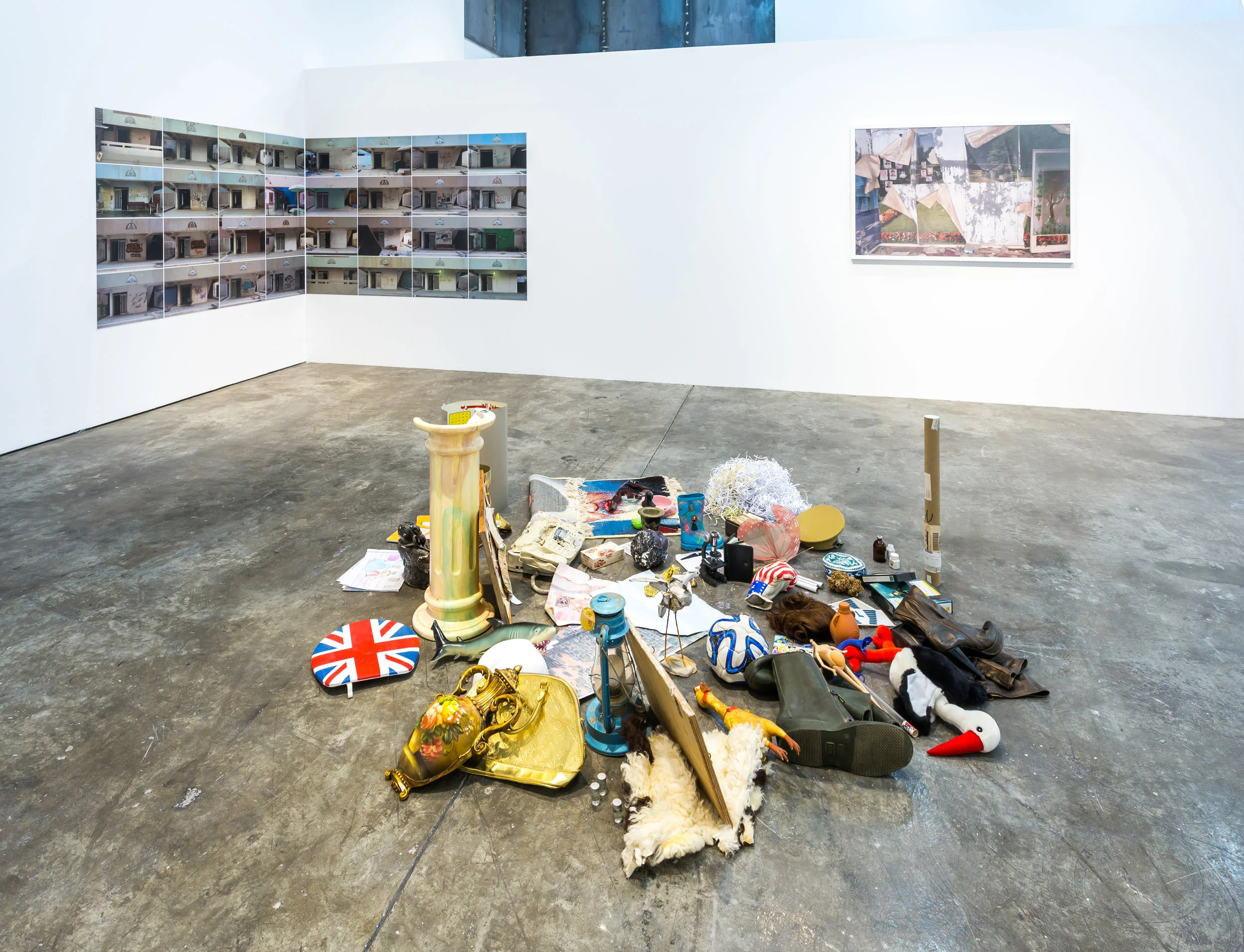 Tarek Al Ghoussein: Al Sawaber. Installation view. Image courtesy of the artist and The Third Line.