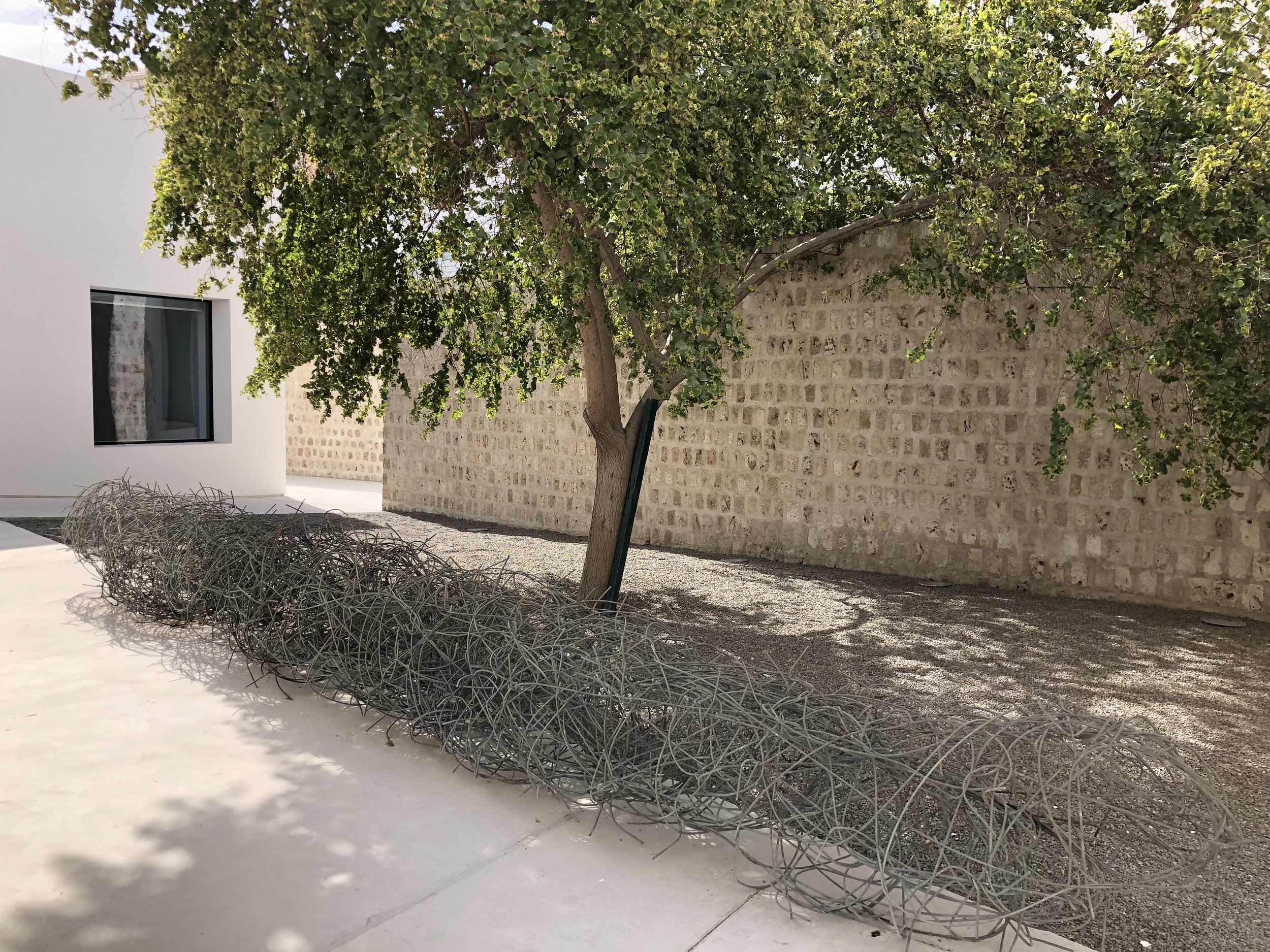 Another of Sharif's large public installations inside the Sharjah Art Foundation spaces.