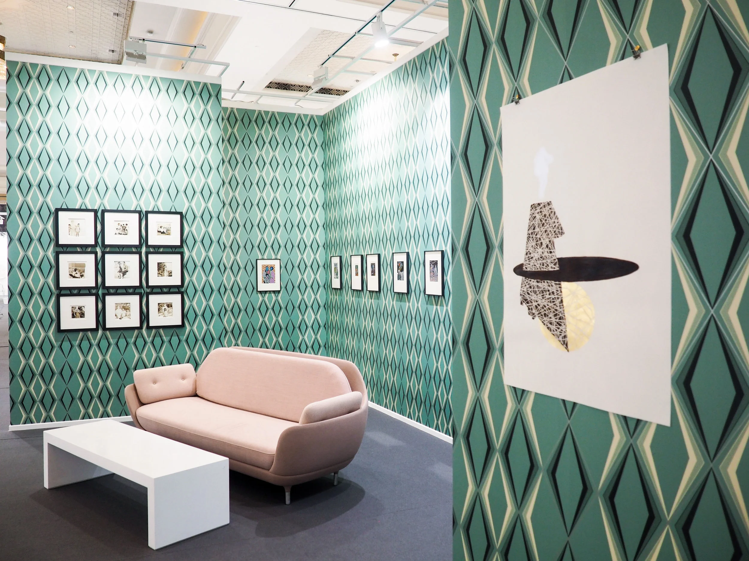 Kristin Hjellegjerde Gallery booth at Art Dubai 2018