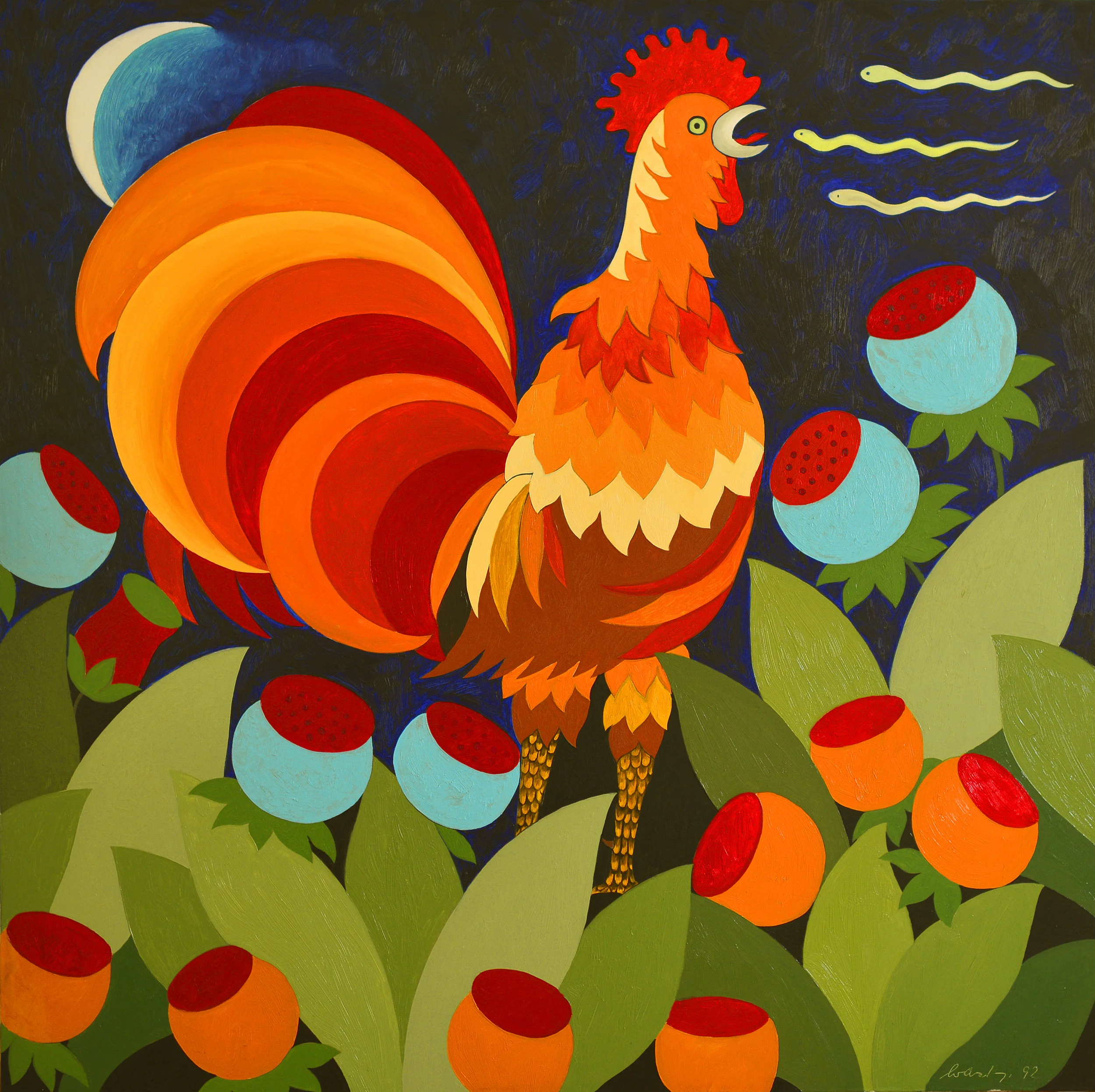 Le Rêve du Coq Rouge by Willy Aractingi