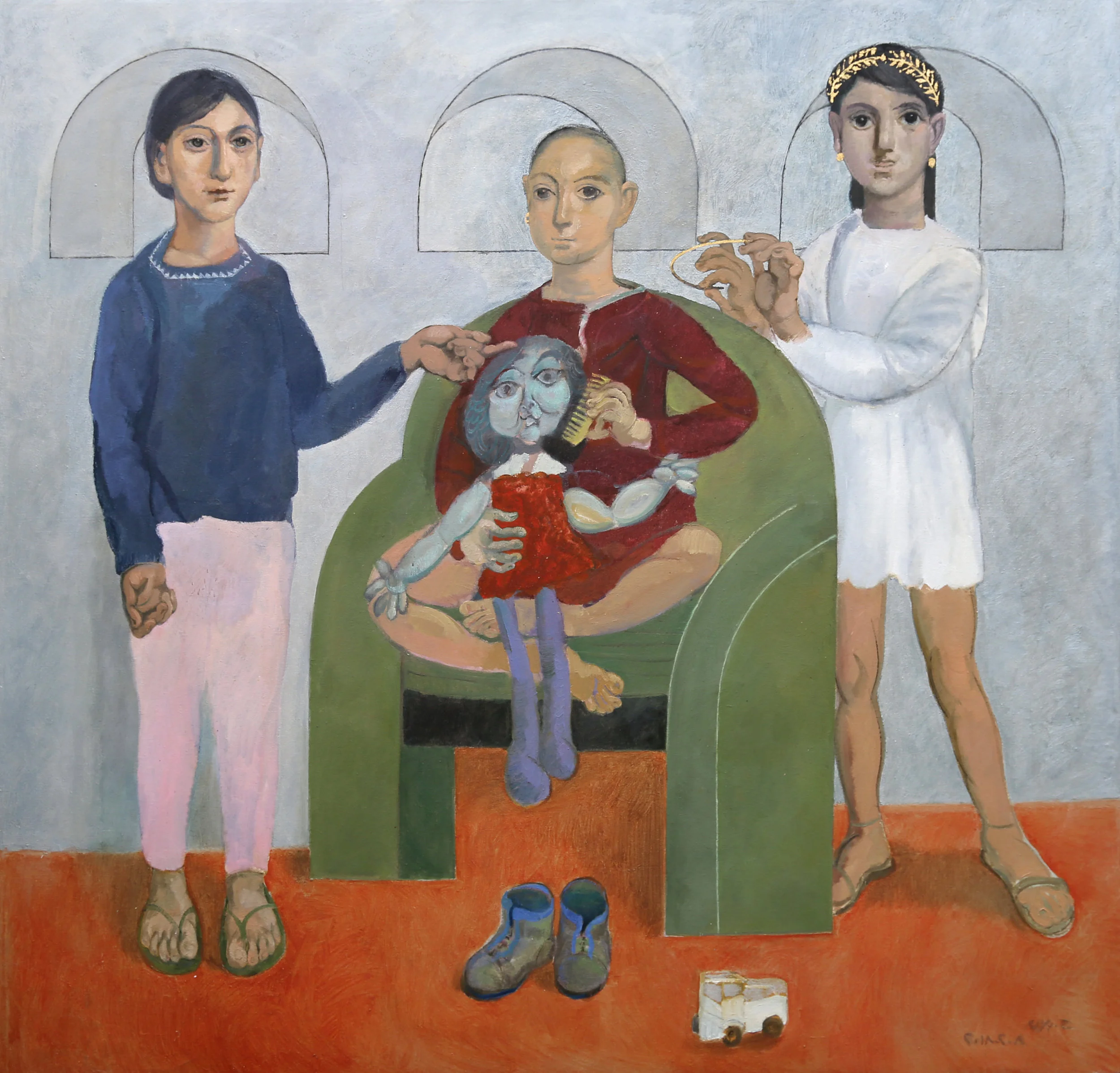 Houssam Ballan's exhibition Beings, is a snapshot into life in his native Syria but also a deeply personal reflection on human emotion. Image courtesy of The Workshop, Dubai.