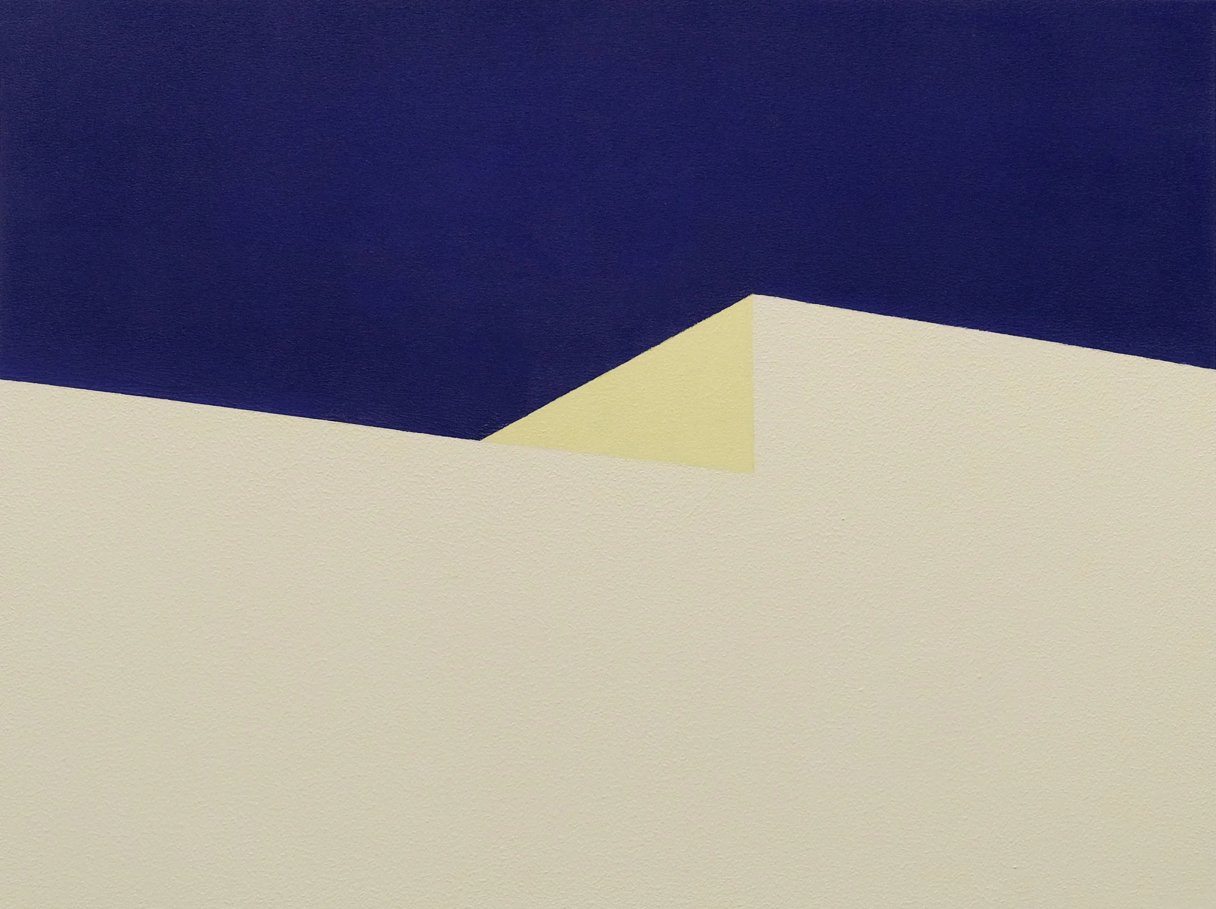 Neighbour No. B5, 2018, Acrylic on canvas board, 45.7 x 61 cm. Courtesy of the artist and Gallery Isabelle Van Den Eynde.