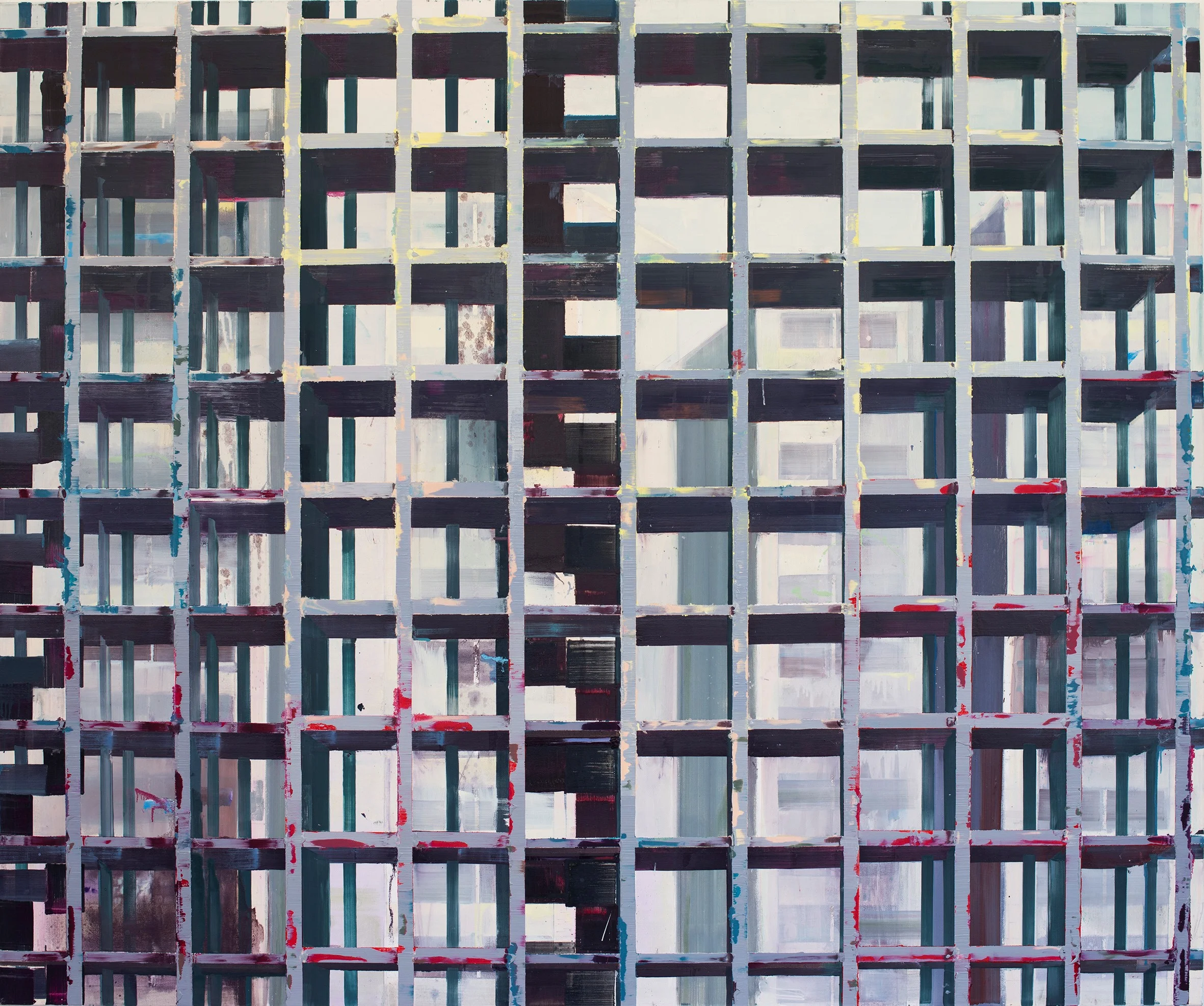 Driss Ouadahi Carcasse Heimat, 2005, Oil on canvas, 200 x 240 cm. Courtesy of the artist and Lawrie Shabibi