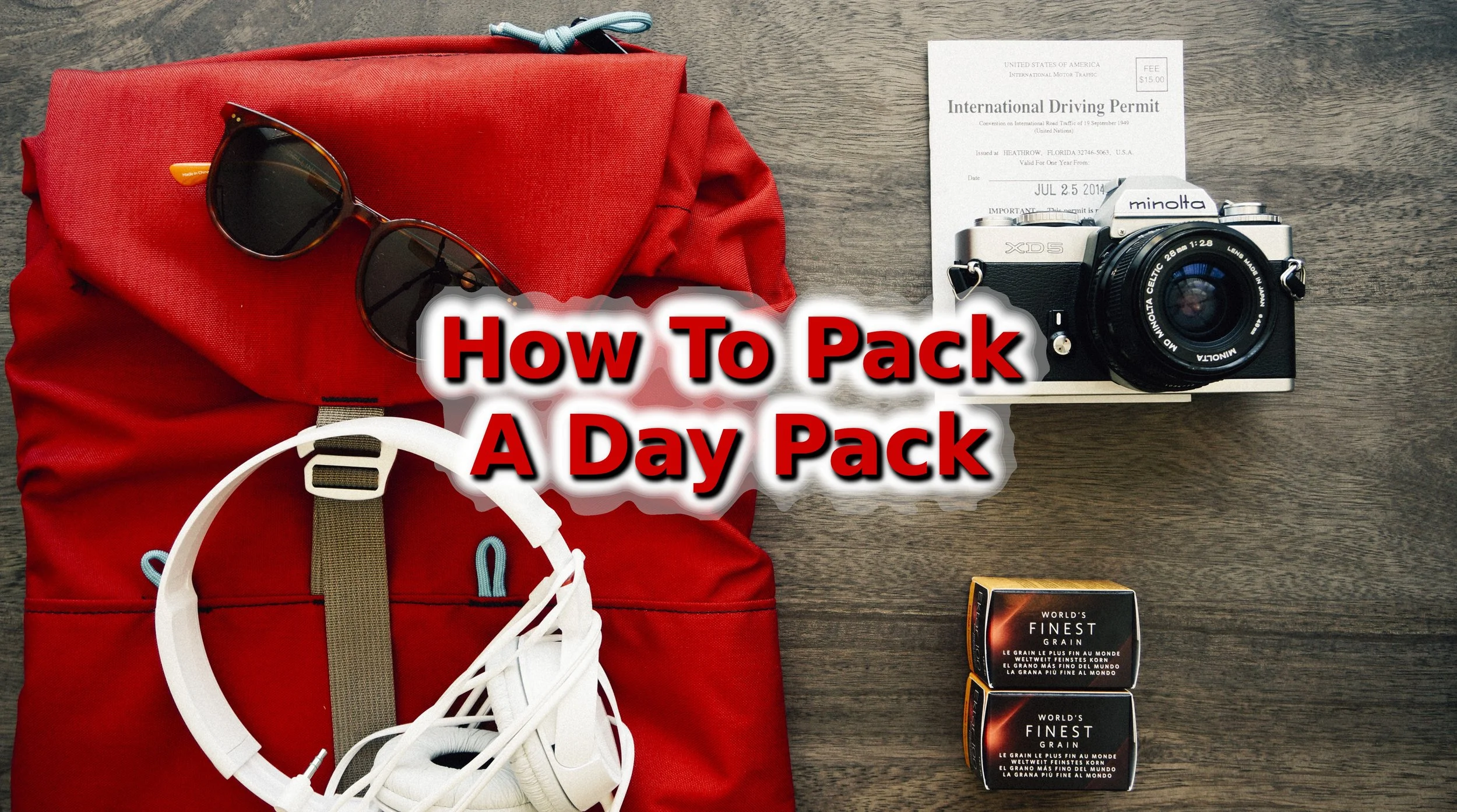 How To Pack A Day Pack