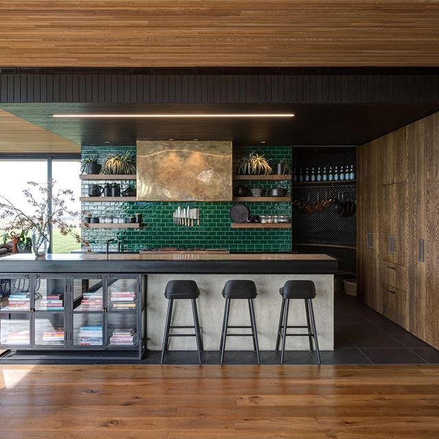 More first class timber work inside at &lsquo;Bella-bella&rsquo; house. Those spalshback tiles pop...@antheadaly🔥🔥
.
.
.
.
@addarc 📷@jaimediazberrio  #farmhouse #australianarchitecture #architecture #melbournearchitecture #coastalfarmhouse #thegoo