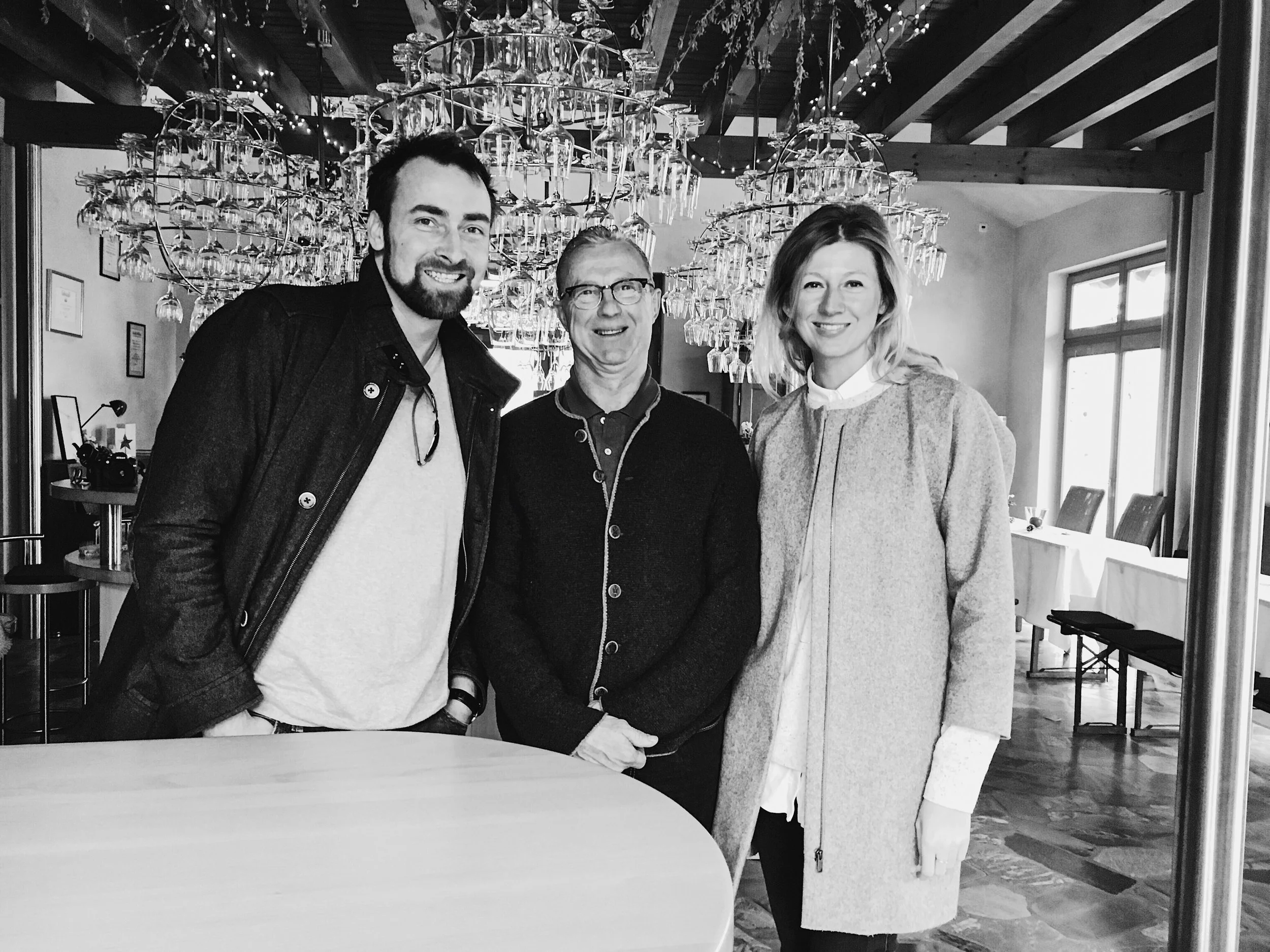 This photo with winemaker Peter Jakob Kühn was made in his tasting room in Oestrich-Winkel/Rheingau.