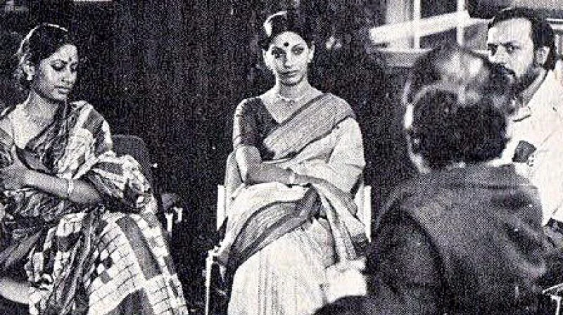 Smita Patil and Shabana Azmi,