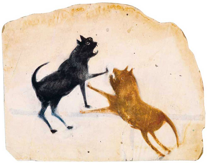 Untitled-Two-dogs-Fighting-Bill-Traylor-c.-1854–1949.png