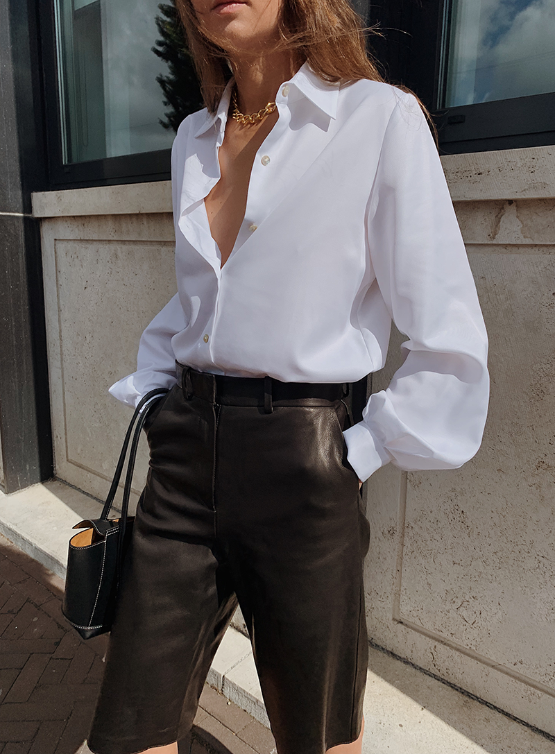 Leather Culottes — MODEDAMOUR