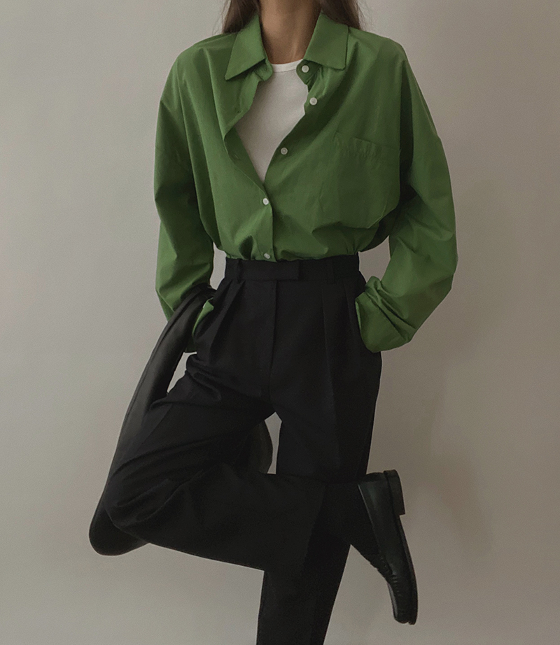 What Color Pants Goes With Olive Green Shirt Navy Blue Trousers Outfit Idea  Inspiration Lookbook