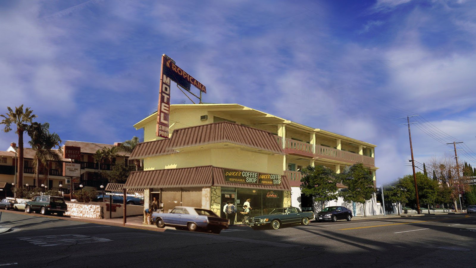 Rendering of Tropicana Motel