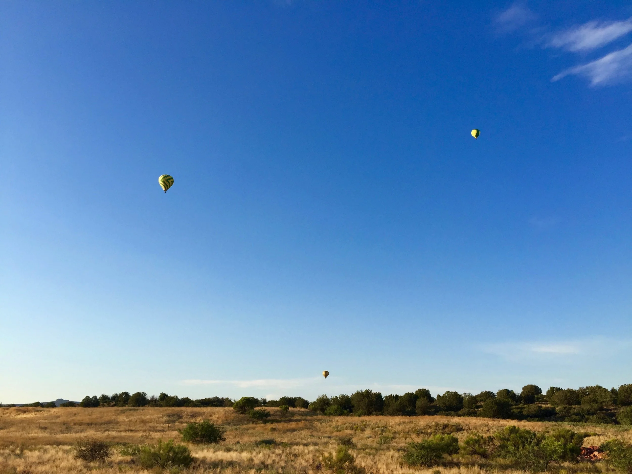 More balloons drifting over ARGO &amp; me early in the morning. JohnButlersBuzz.com