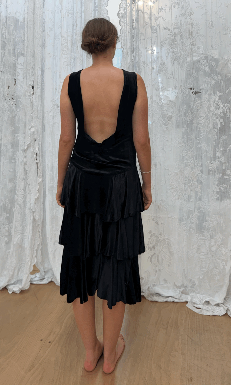 backless 1920s dress 1920s Sequined Backless Halter Dress main image 1