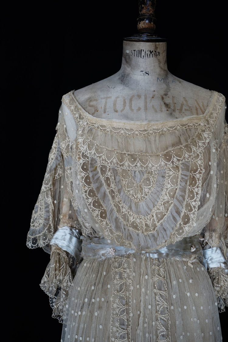 Origional Antique, Victorian Lace Gown — jane bourvis