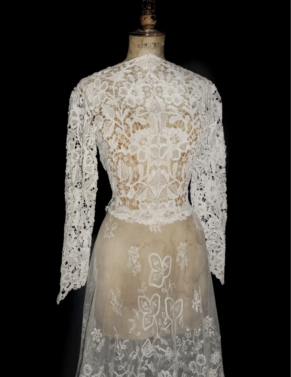 One-of-a-kind, Vintage Lace Wedding Edwardian lace — jane