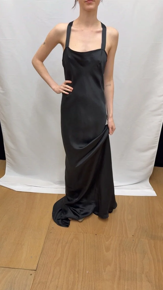 black 1930s dress 30s Black Velvet Puff Sleeve Evening Dress With Lace – Better Dresses  Vintage