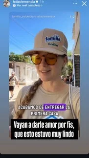 Historia de La Tía Clemencia en la entrega de la primera casa